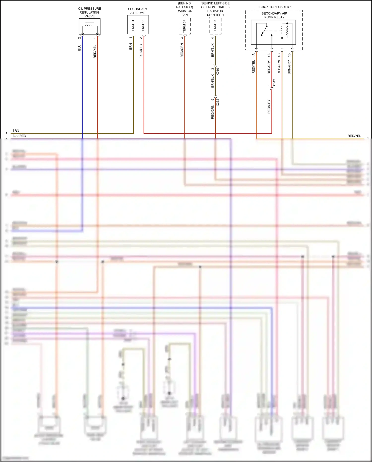Wiring diagram gp-40 for Porsche Cayenne II facelift (2014-2018) (15 of 15)