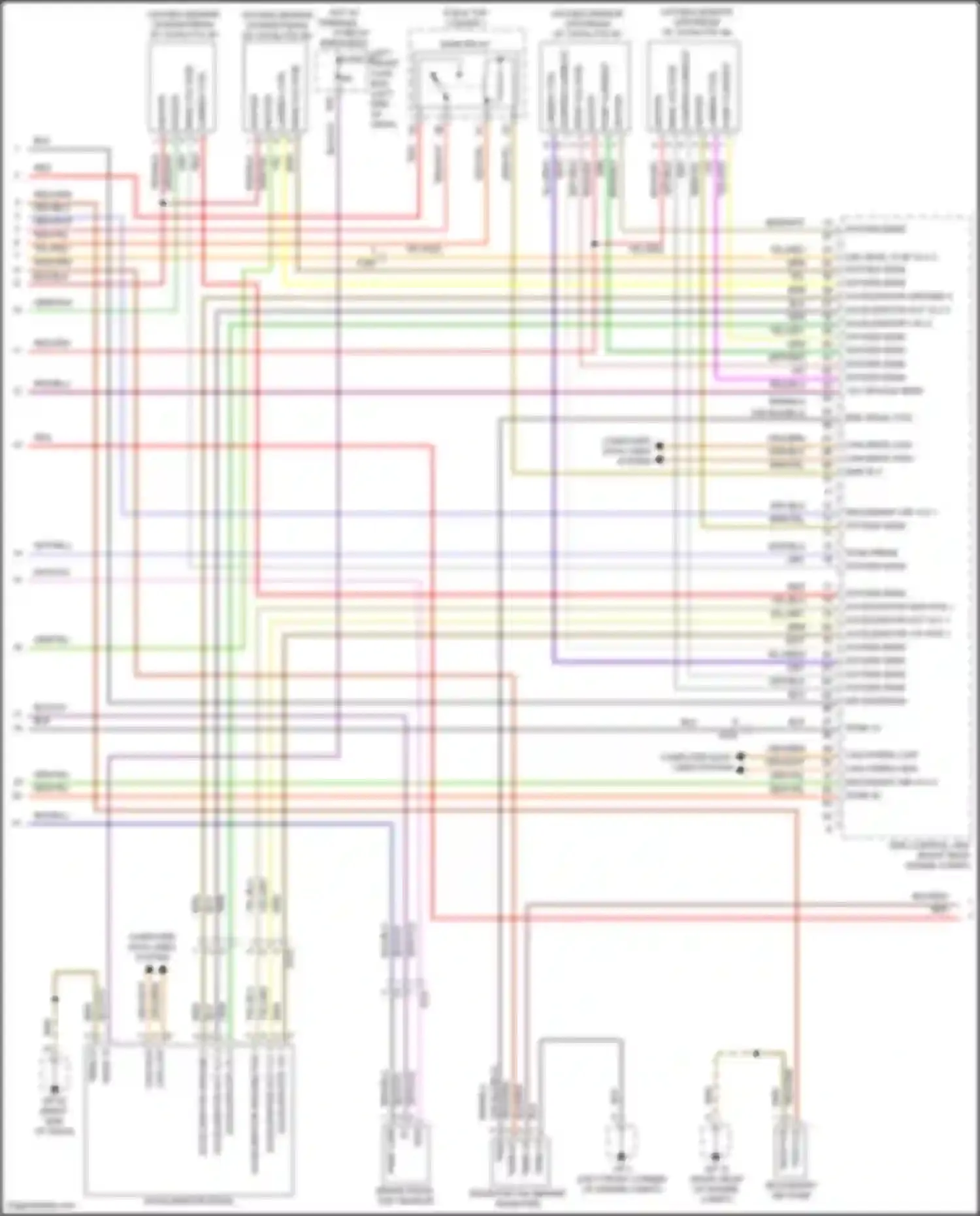 Wiring diagram lambda ctrl for Porsche Cayenne II facelift (2014-2018)