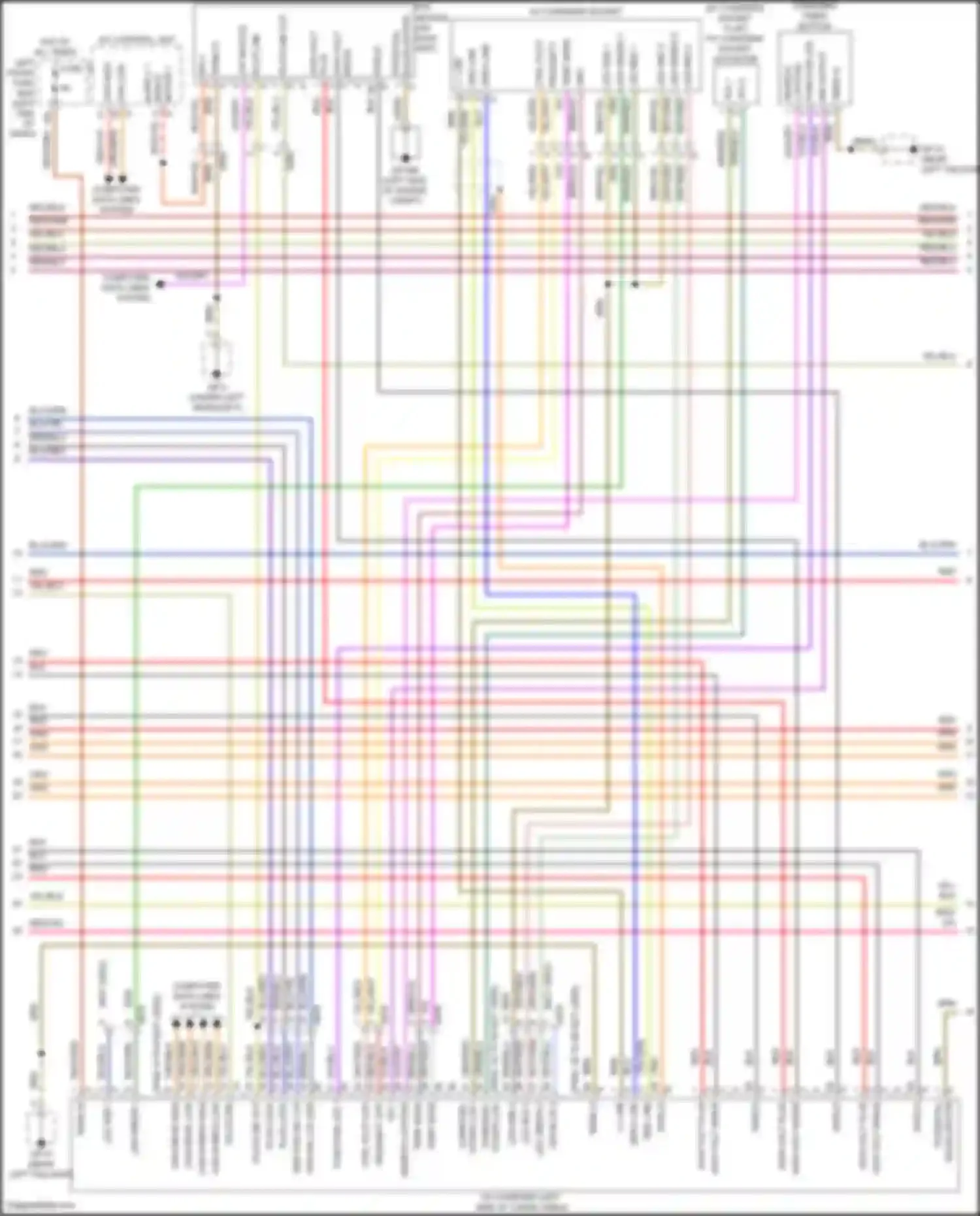 Wiring diagram function led for Porsche Cayenne II facelift (2014-2018)