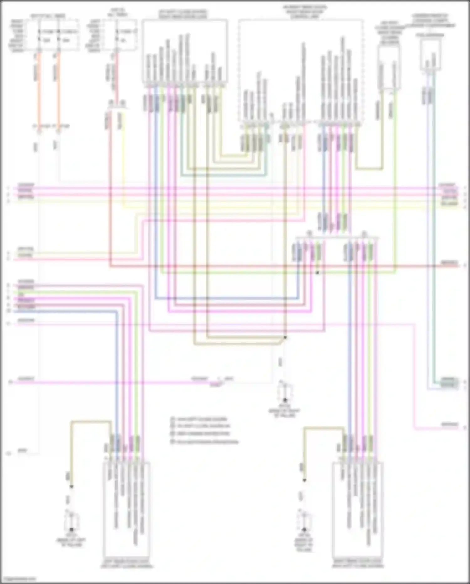 Wiring diagram return stop for Porsche Cayenne II facelift (2014-2018)