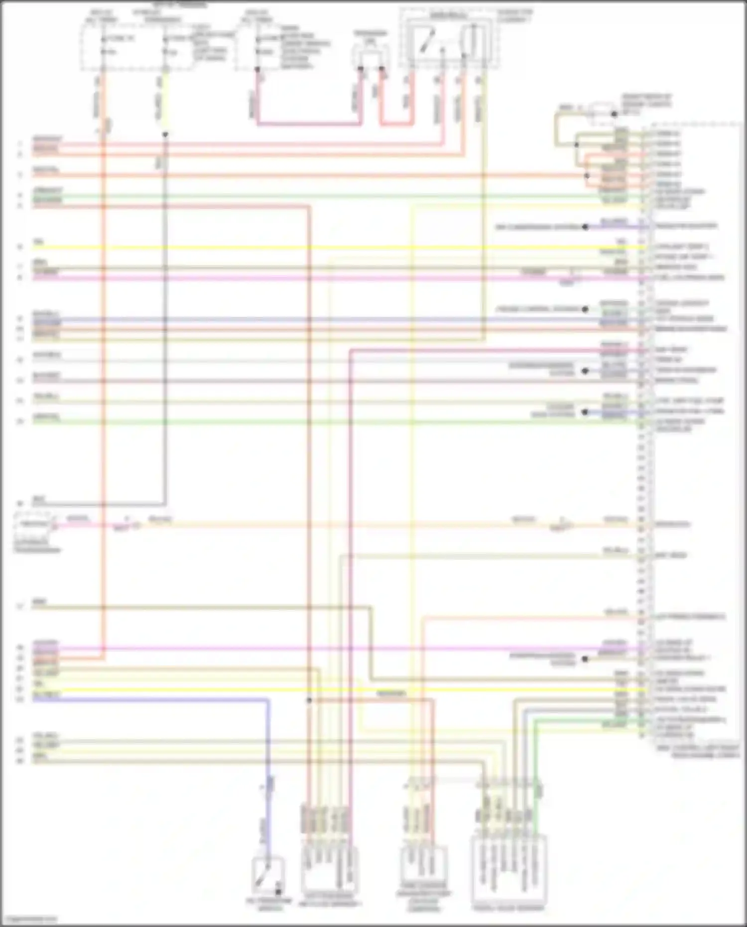 Wiring diagram main fuse box for Porsche Cayenne II facelift (2014-2018) (18 of 20)