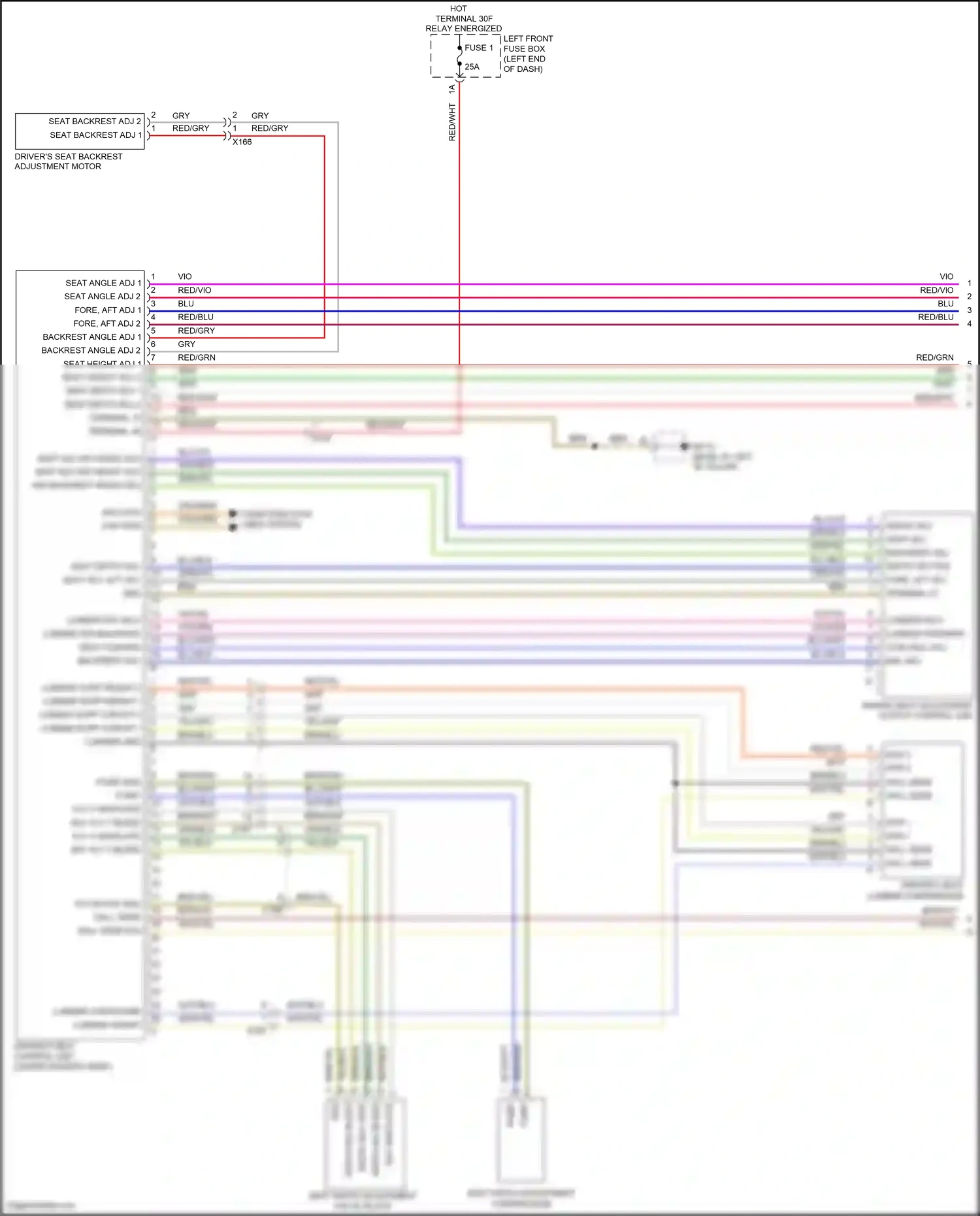 Wiring diagram mtr 1 - for Porsche Cayenne II facelift (2014-2018) (1 of 3)