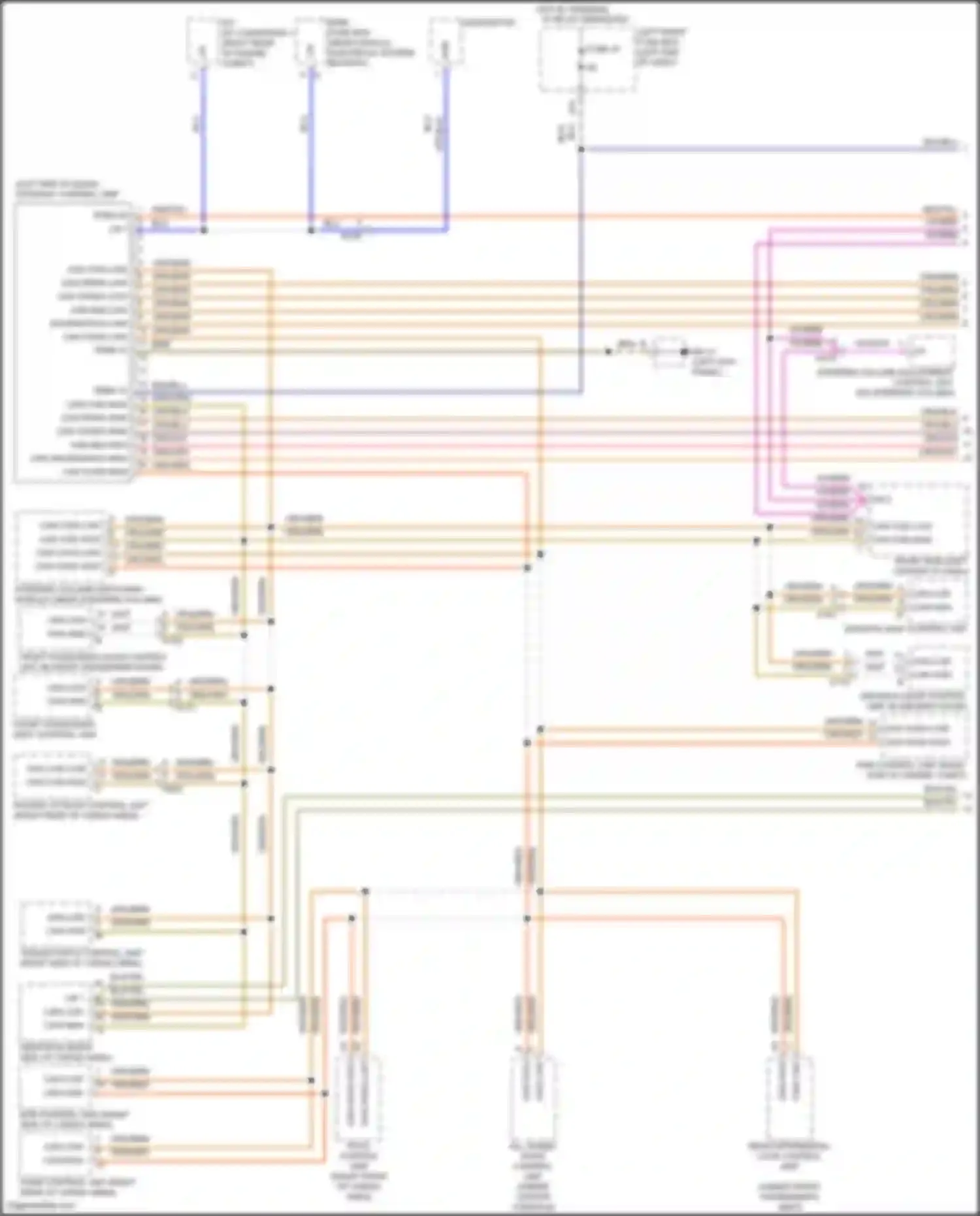 Wiring diagram org/red for Porsche Cayenne II facelift (2014-2018) (3 of 8)