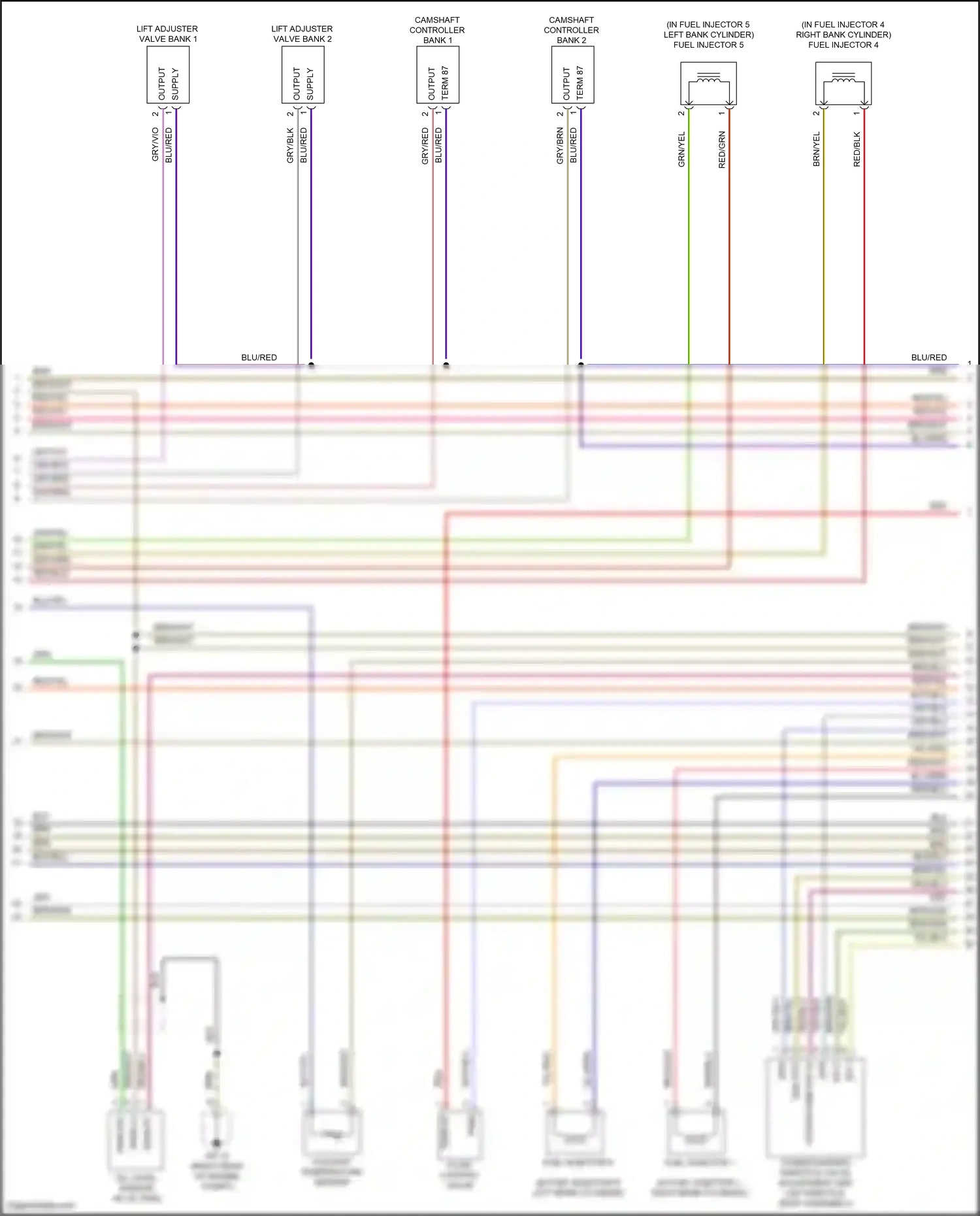 Wiring diagram red/grn for Porsche Cayenne II facelift (2014-2018) (72 of 75)