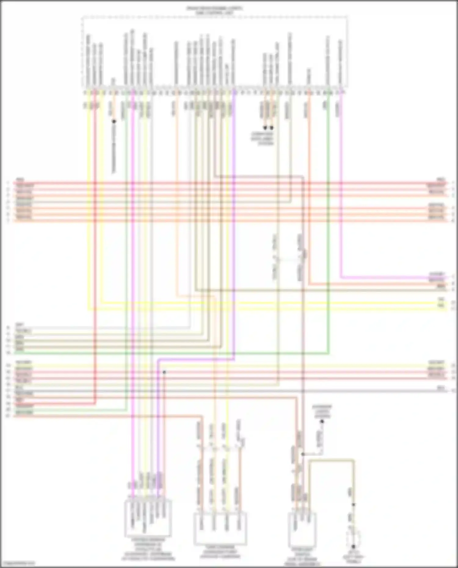 Wiring diagram lambda ctrl for Porsche Cayenne II facelift (2014-2018)