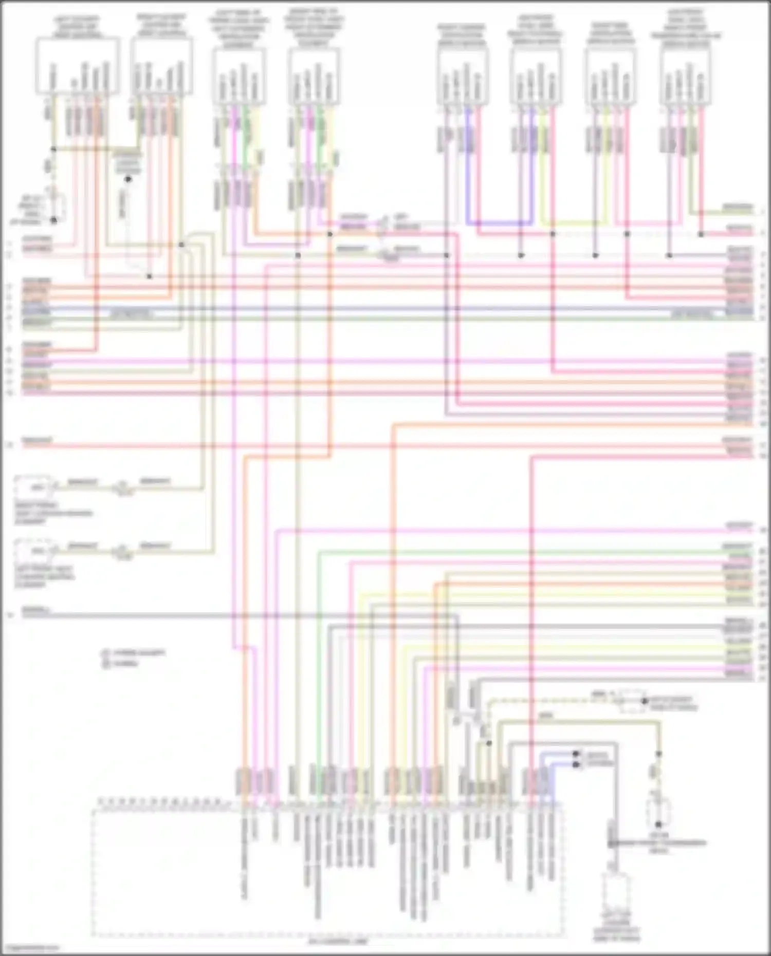 Wiring diagram stepper ground for Porsche Cayenne II facelift (2014-2018) (1 of 1)