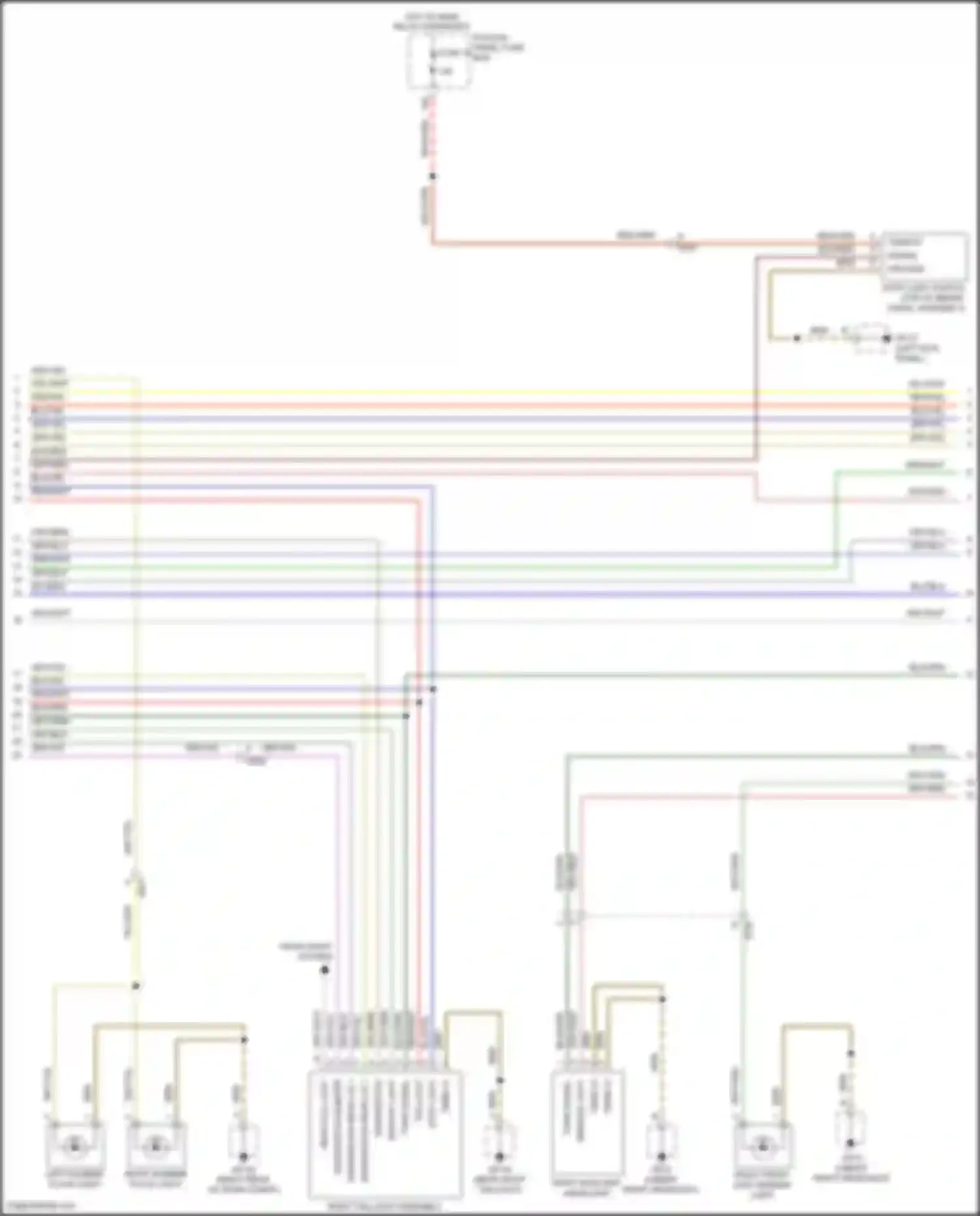 Wiring diagram blk/grn for Porsche Cayenne II facelift (2014-2018)