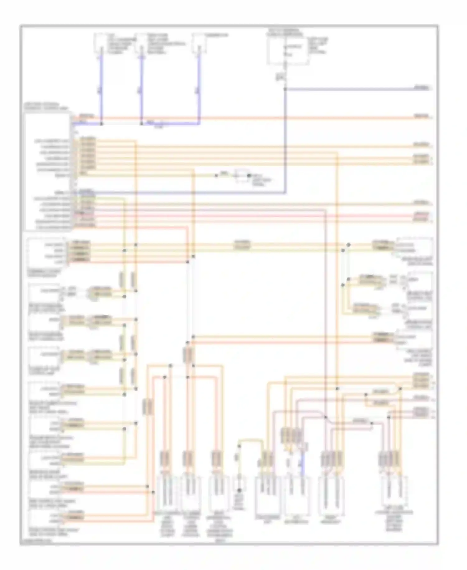 Cayenne Porsche II (2010-2014): Computer data lines circuit (1 of 2)