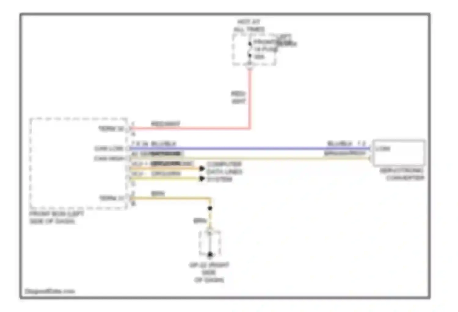 Cayenne Porsche II (2010-2014): Electronic power steering circuit