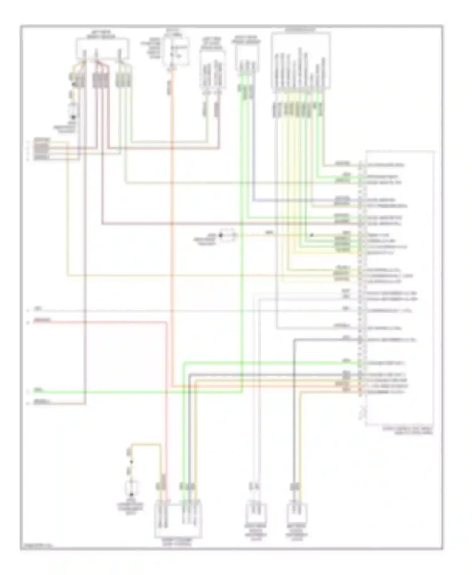 Cayenne Porsche II (2010-2014): Electronic level control circuit (2 of 2)