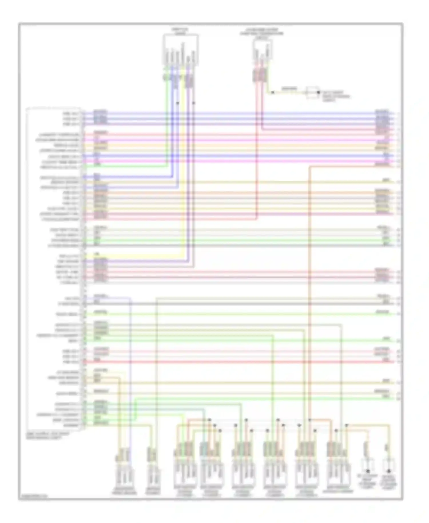 Cayenne Porsche II (2010-2014): Wiring diagram engine performance 3.6l (1 of 5)