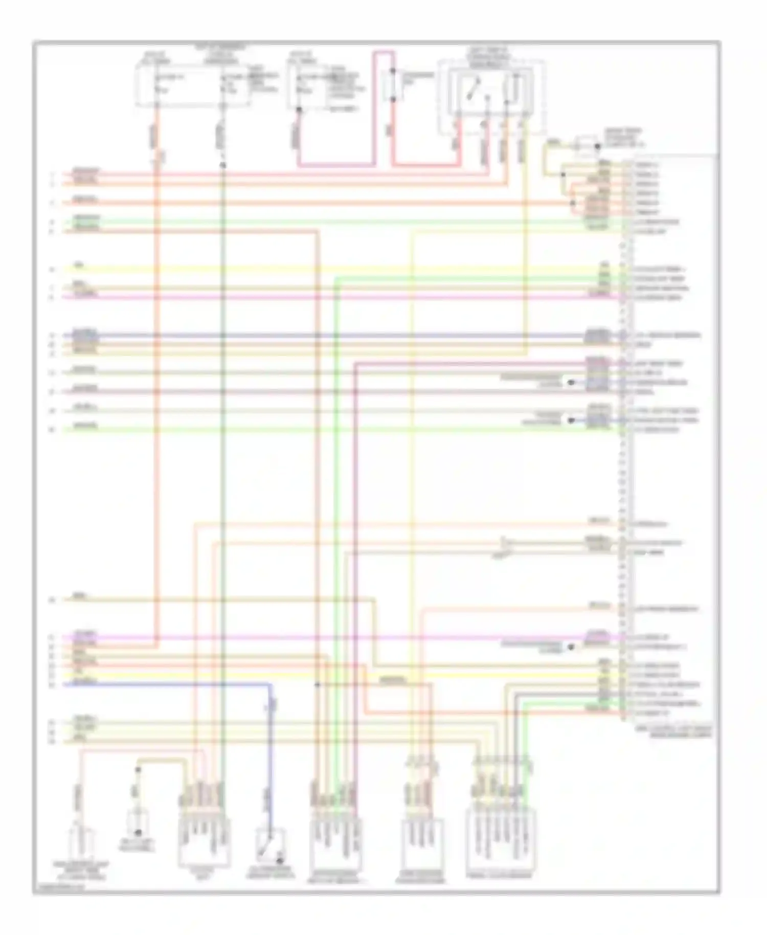 Cayenne Porsche II (2010-2014): Wiring diagram engine performance 3.6l (5 of 5)