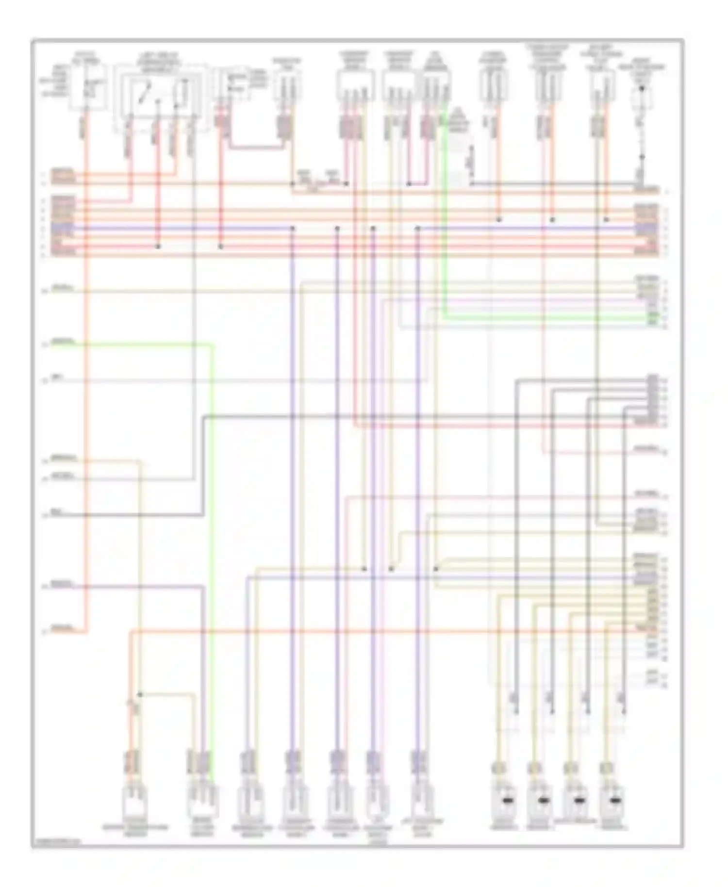 Cayenne Porsche II (2010-2014): Wiring diagram engine performance 4.8l (2 of 5)