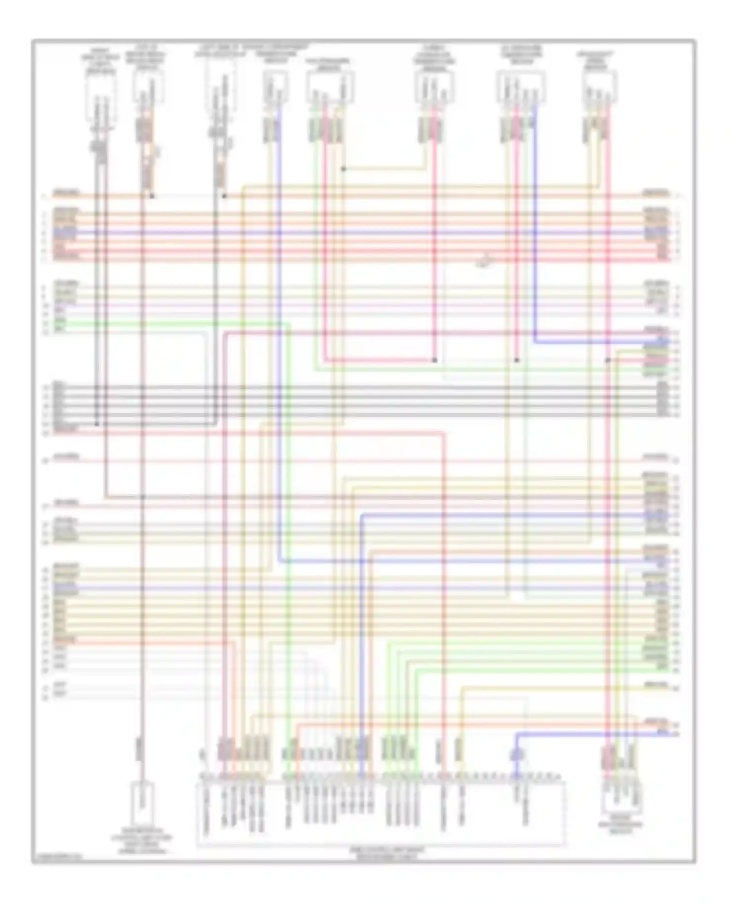 Cayenne Porsche II (2010-2014): Wiring diagram engine performance 4.8l (3 of 5)