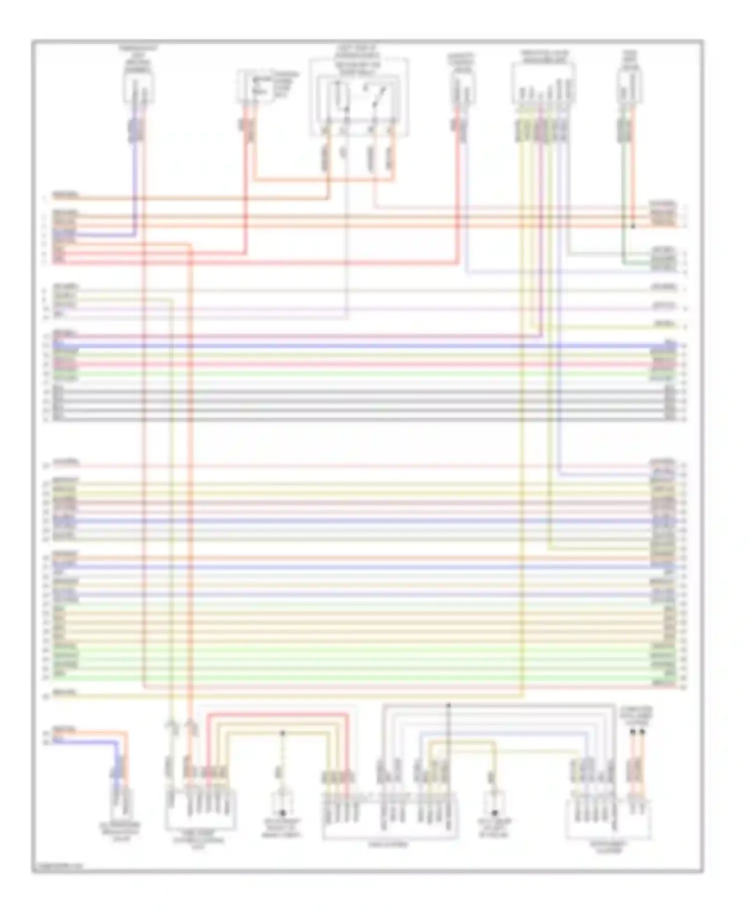 Cayenne Porsche II (2010-2014): Wiring diagram engine performance 4.8l (4 of 5)