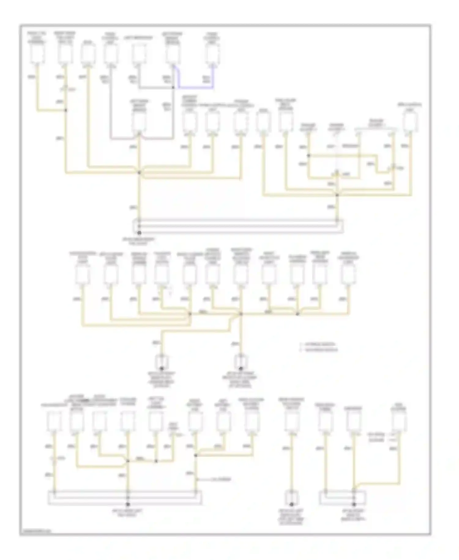 Cayenne Porsche II (2010-2014): Ground distribution circuit (6 of 6)