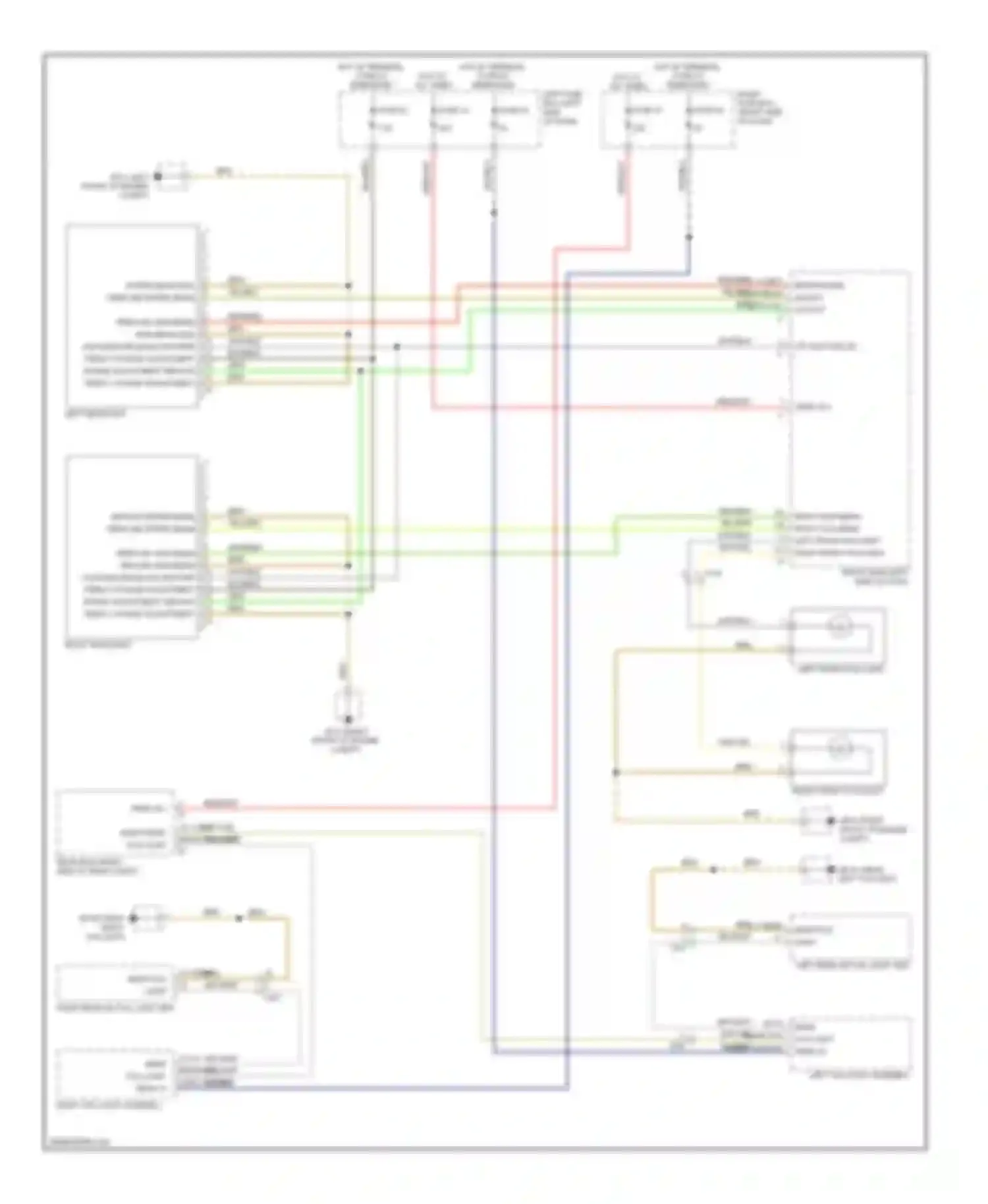 Cayenne Porsche II (2010-2014): Headlights circuit, without drl