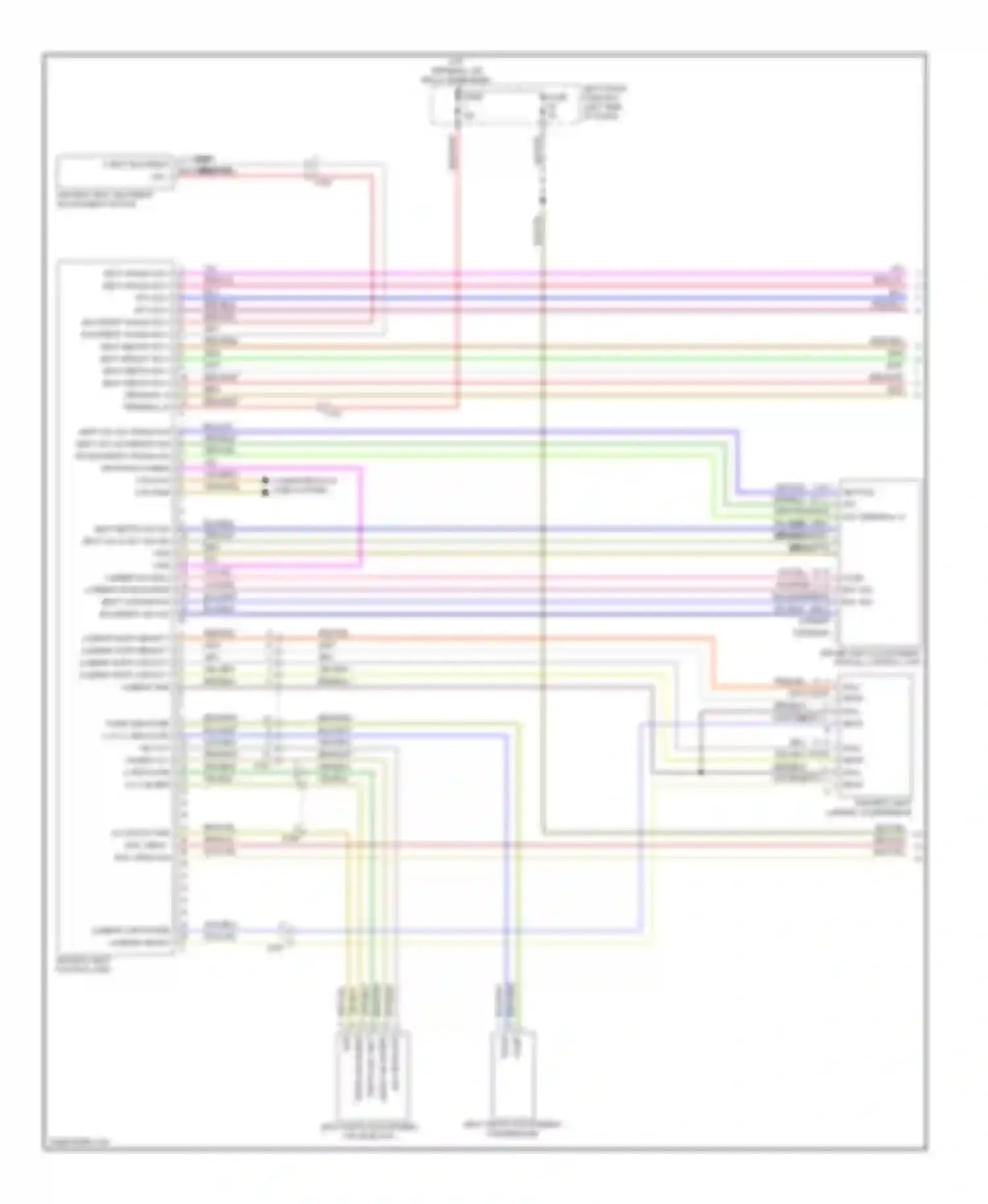 Cayenne Porsche II (2010-2014): Driver"s memory seat circuit (1 of 2)