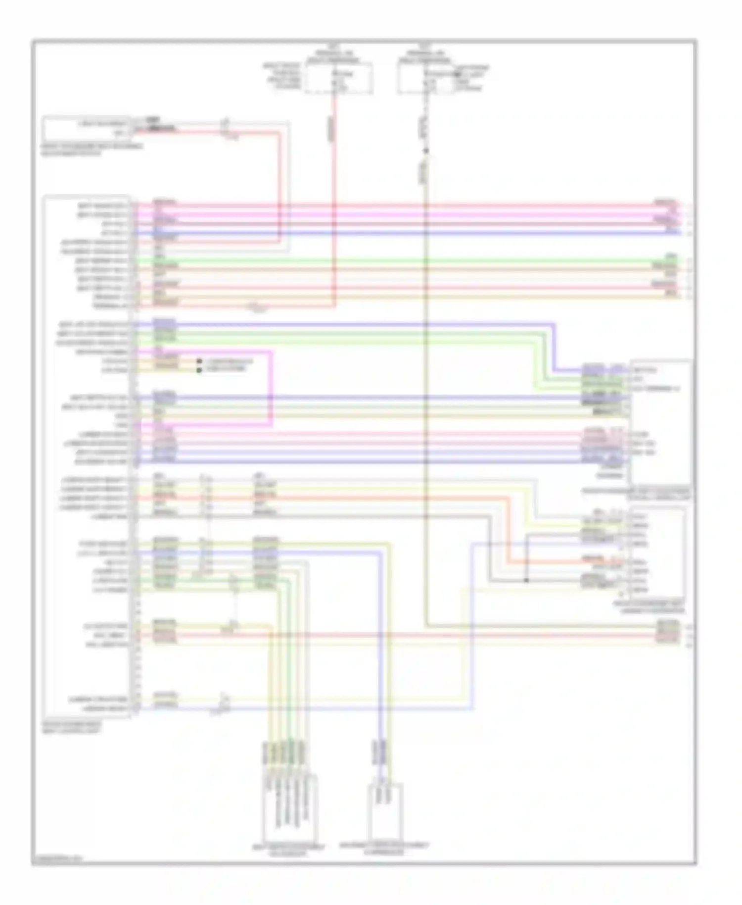 Cayenne Porsche II (2010-2014): Passenger"s memory seat circuit (1 of 2)