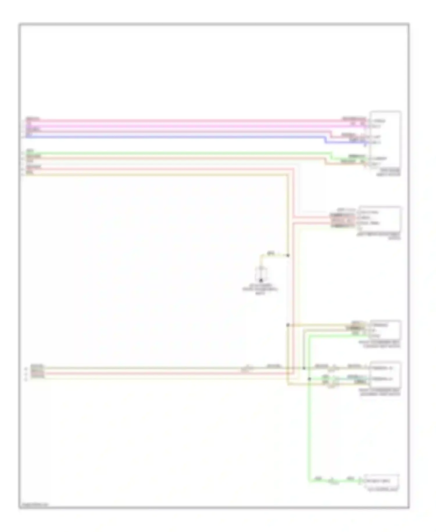 Cayenne Porsche II (2010-2014): Passenger"s memory seat circuit (2 of 2)