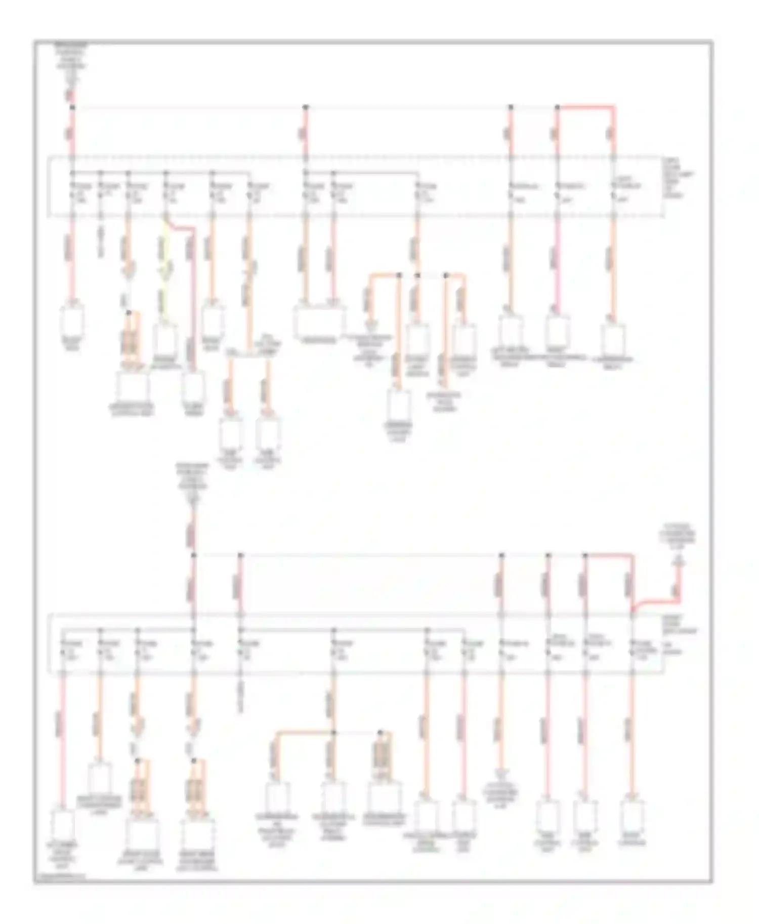 Cayenne Porsche II (2010-2014): Power distribution circuit (5 of 8)