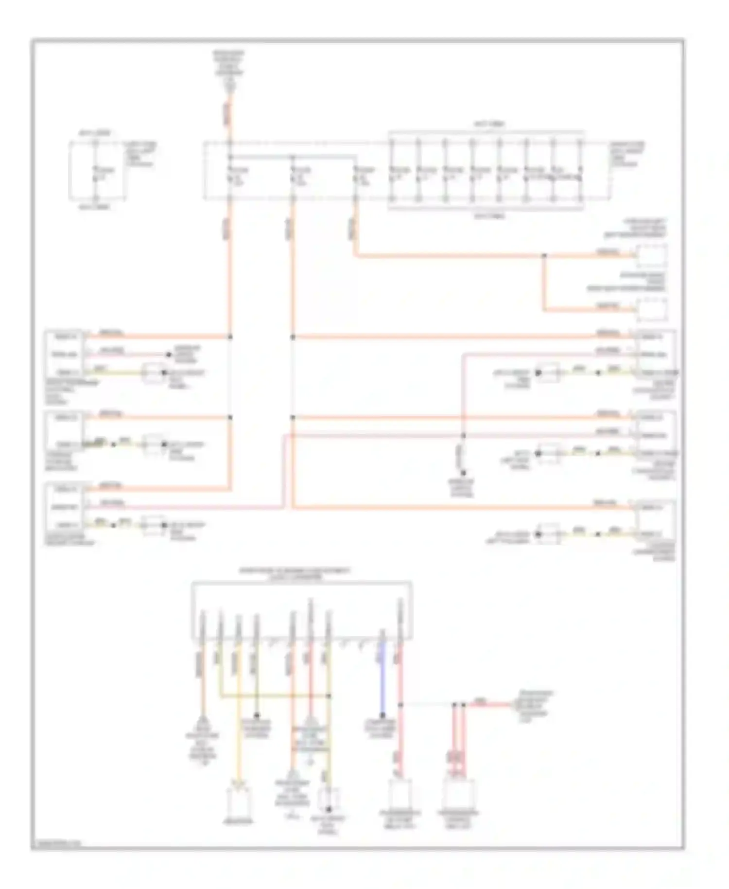 Cayenne Porsche II (2010-2014): Power distribution circuit (8 of 8)