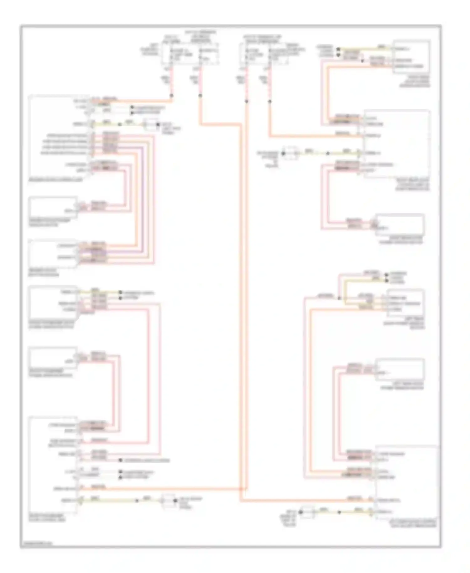 Cayenne Porsche II (2010-2014): Power windows circuit