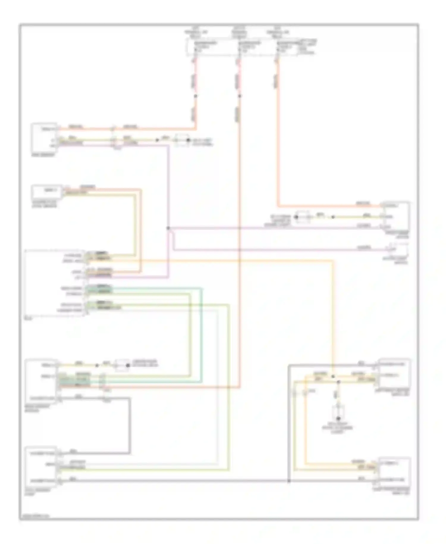 Cayenne Porsche II (2010-2014): Wiper/washer circuit