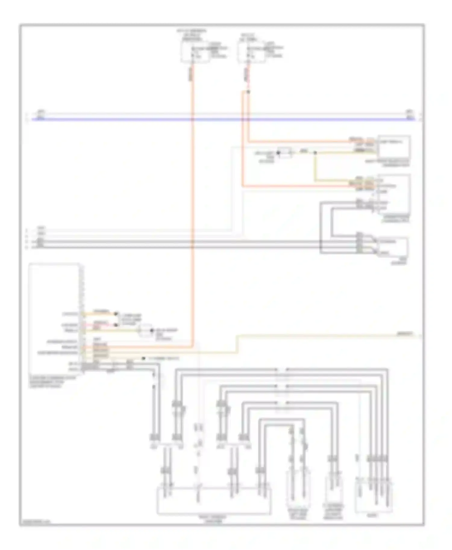Wiring diagram am/fm shield for Porsche Cayenne II (2010-2014) (3 of 6)
