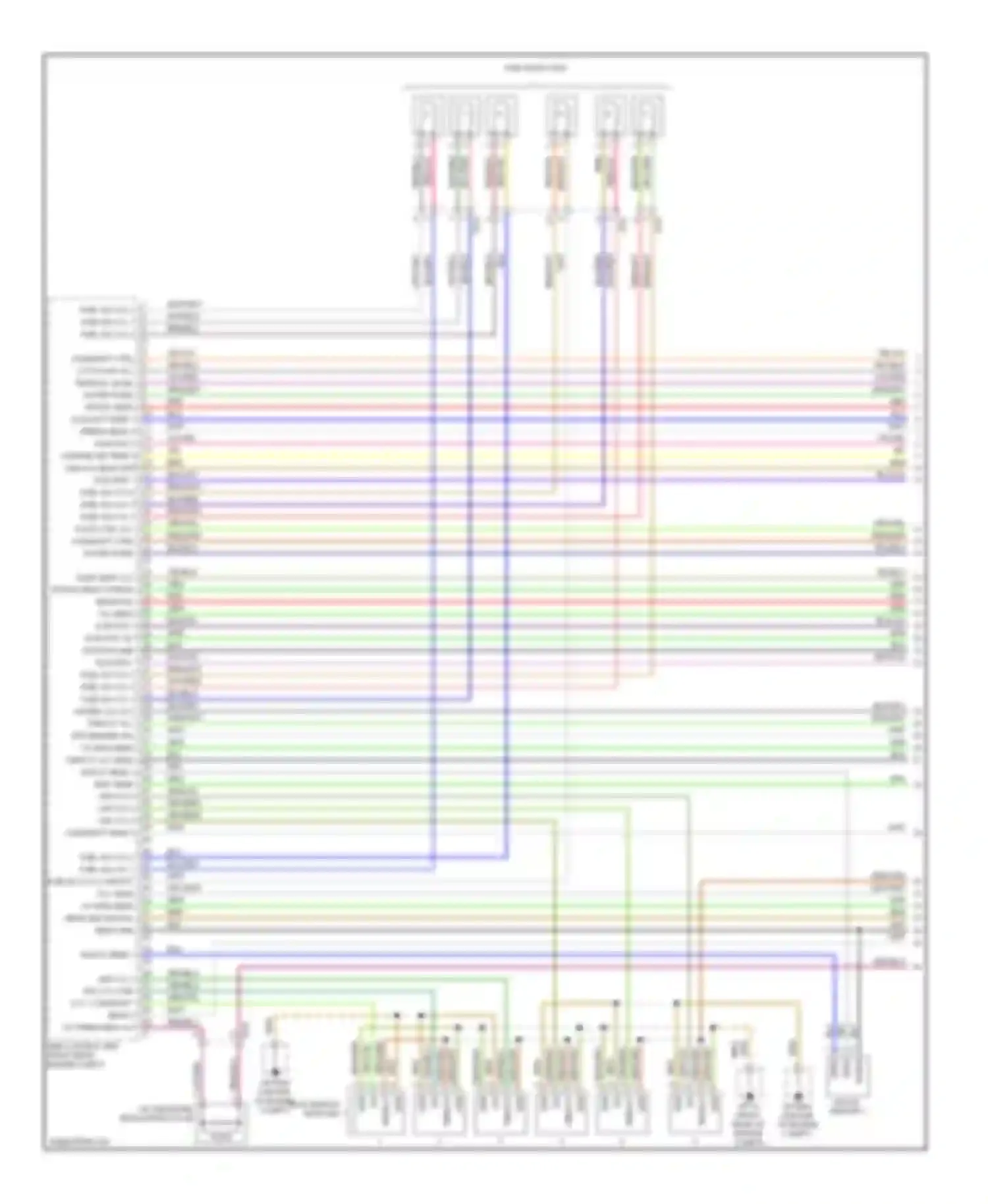 Wiring diagram blk/gry for Porsche Cayenne II (2010-2014) (1 of 2)