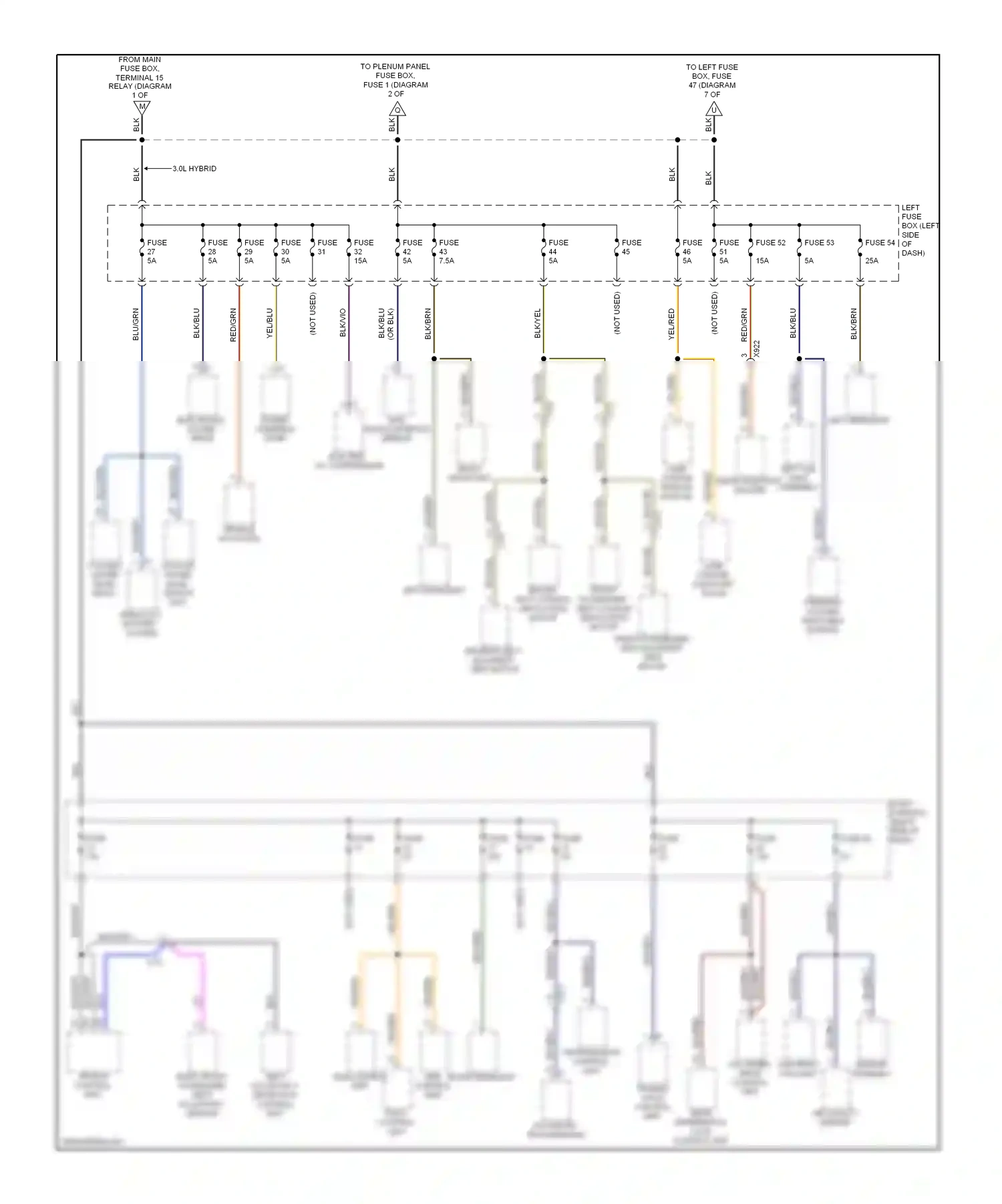 Wiring diagram blk/vio for Porsche Cayenne II (2010-2014) (11 of 14)