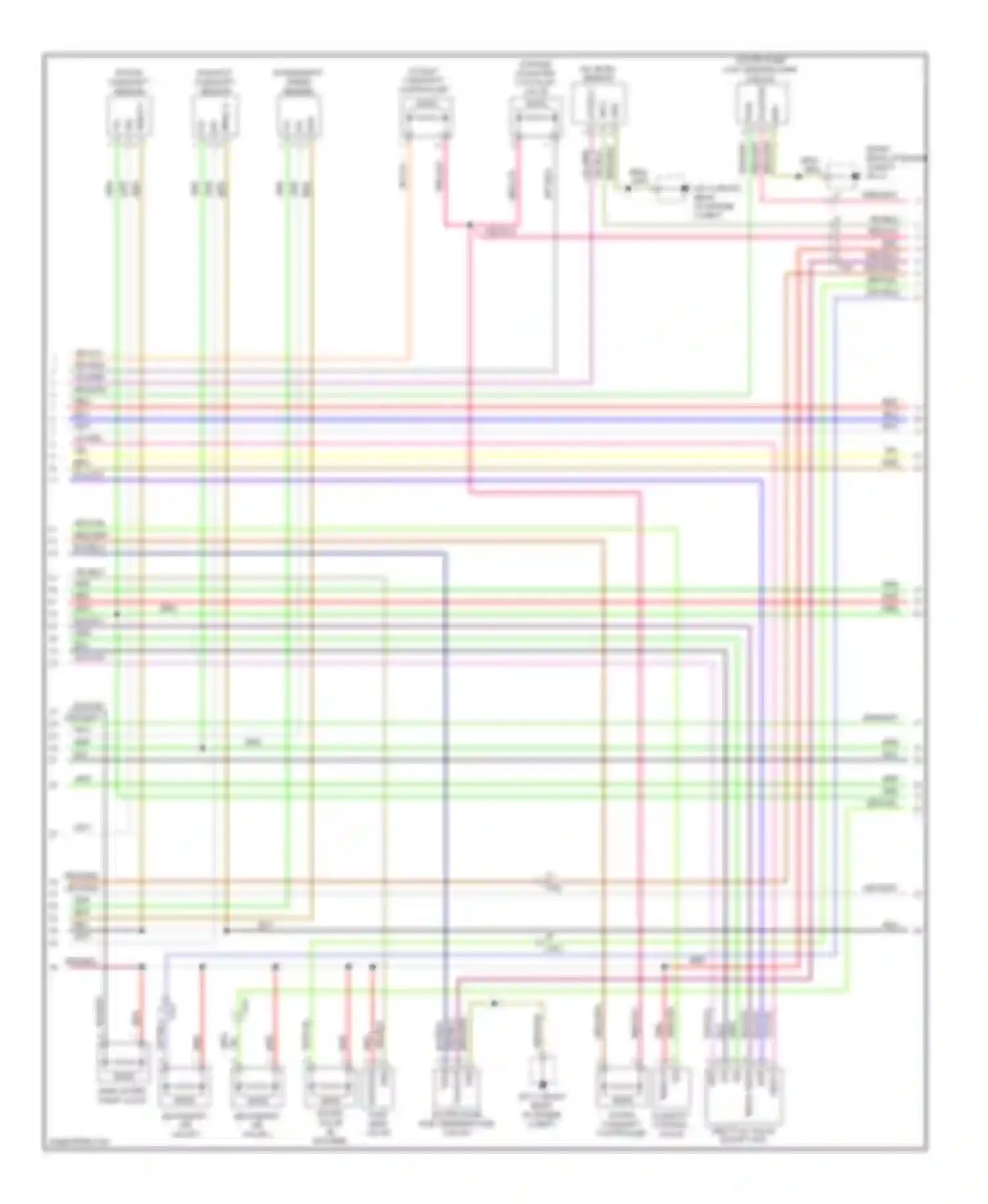 Wiring diagram blk/vio for Porsche Cayenne II (2010-2014) (6 of 14)