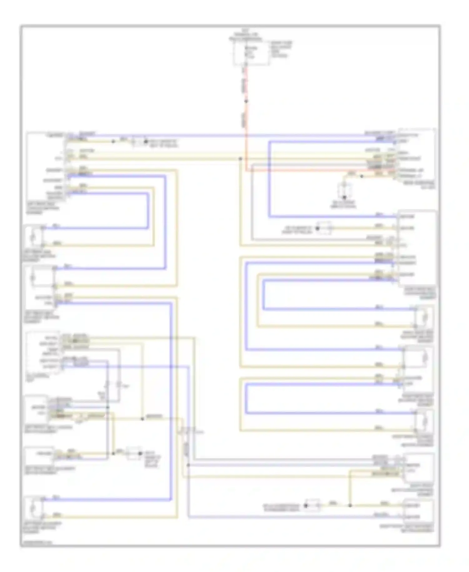 Wiring diagram blk/wht for Porsche Cayenne II (2010-2014) (15 of 19)