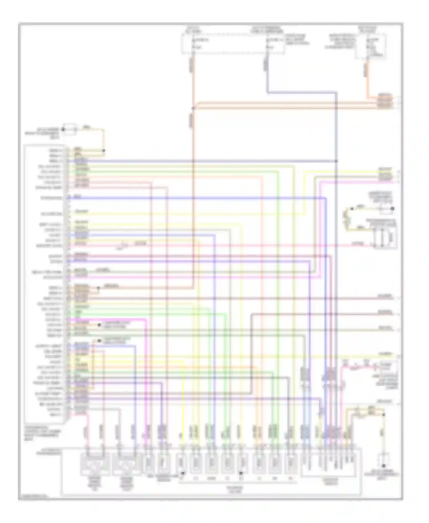 Wiring diagram blu for Porsche Cayenne II (2010-2014) (72 of 78)