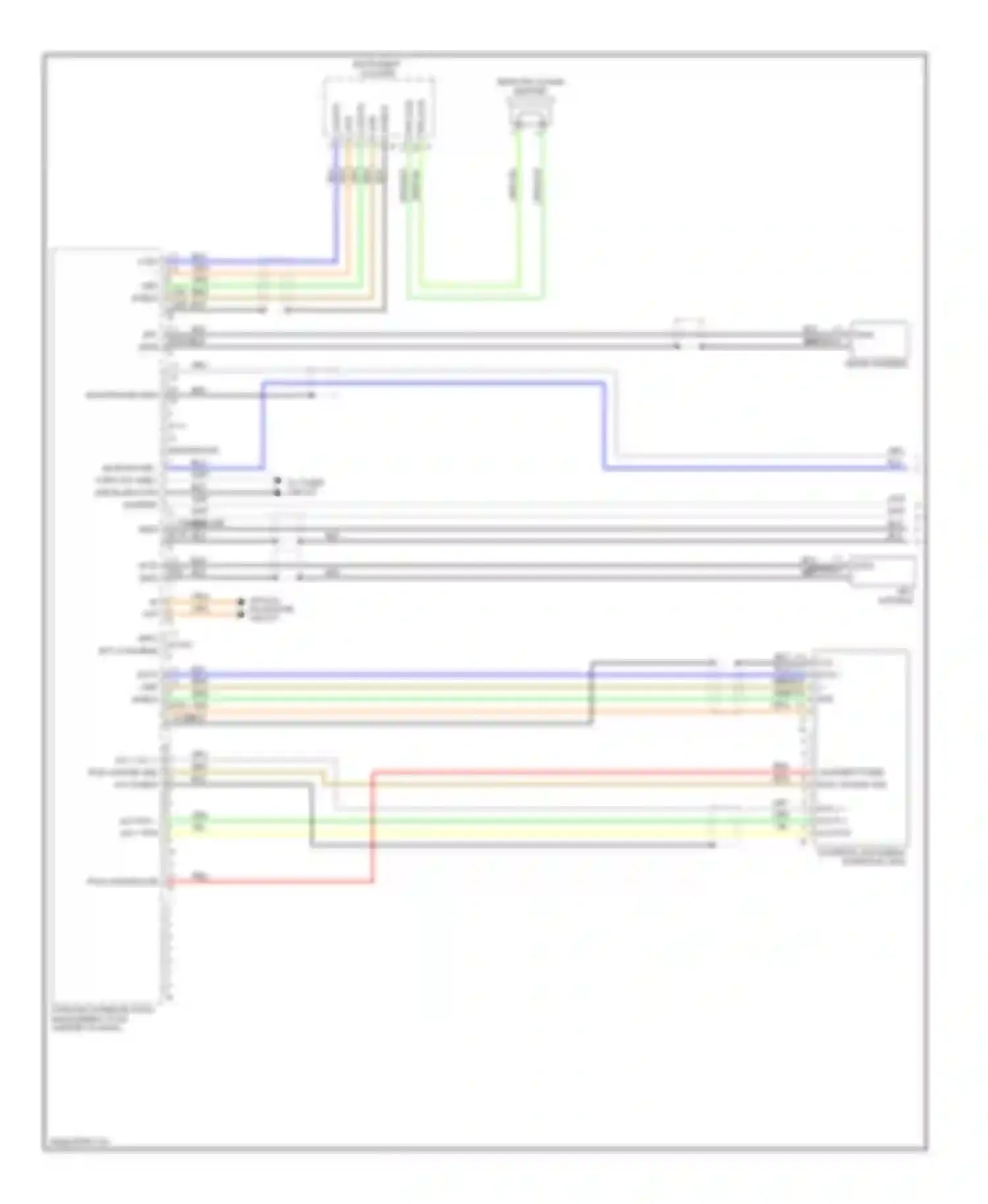 Wiring diagram blu for Porsche Cayenne II (2010-2014) (58 of 78)