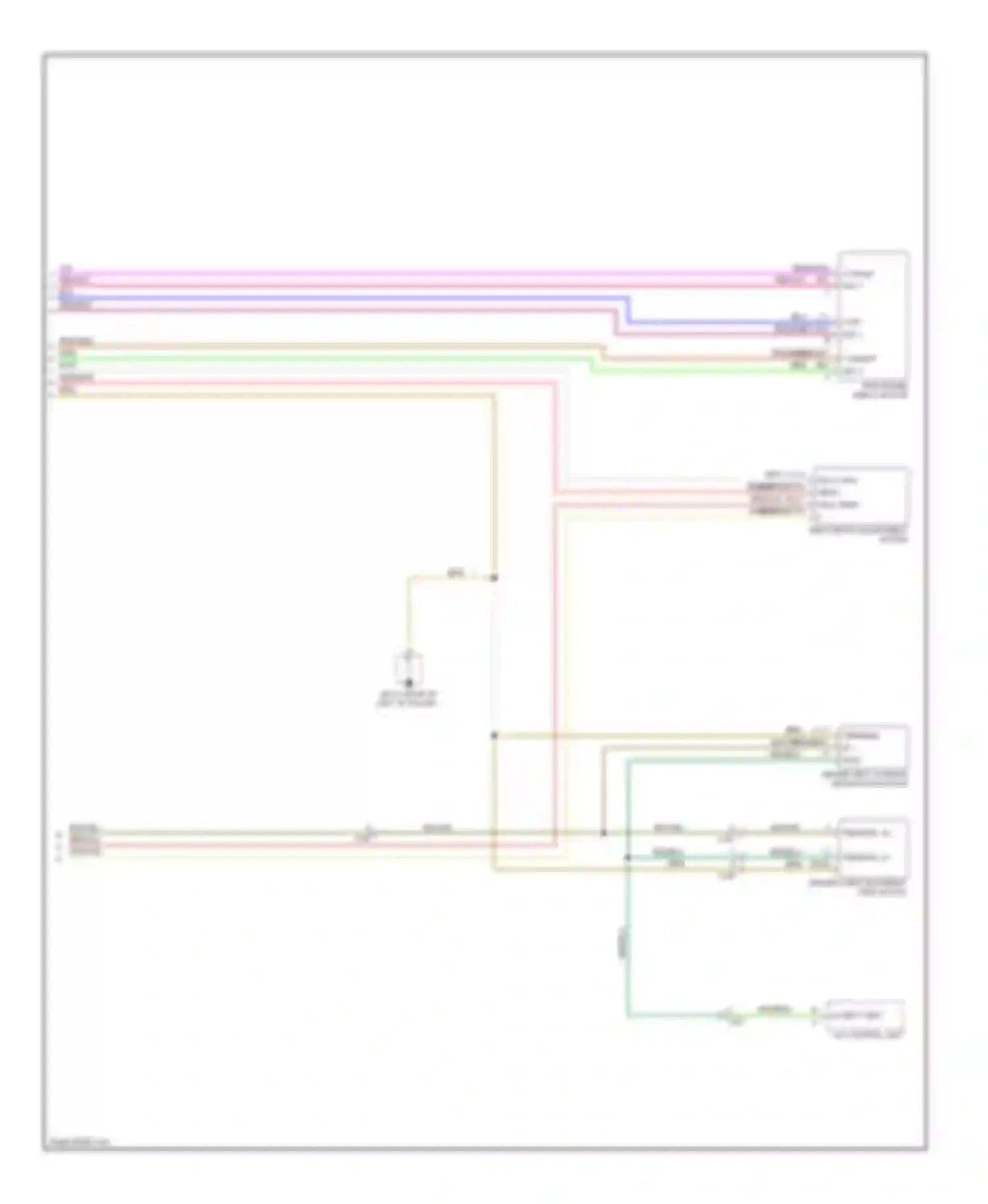Wiring diagram blu for Porsche Cayenne II (2010-2014) (40 of 78)