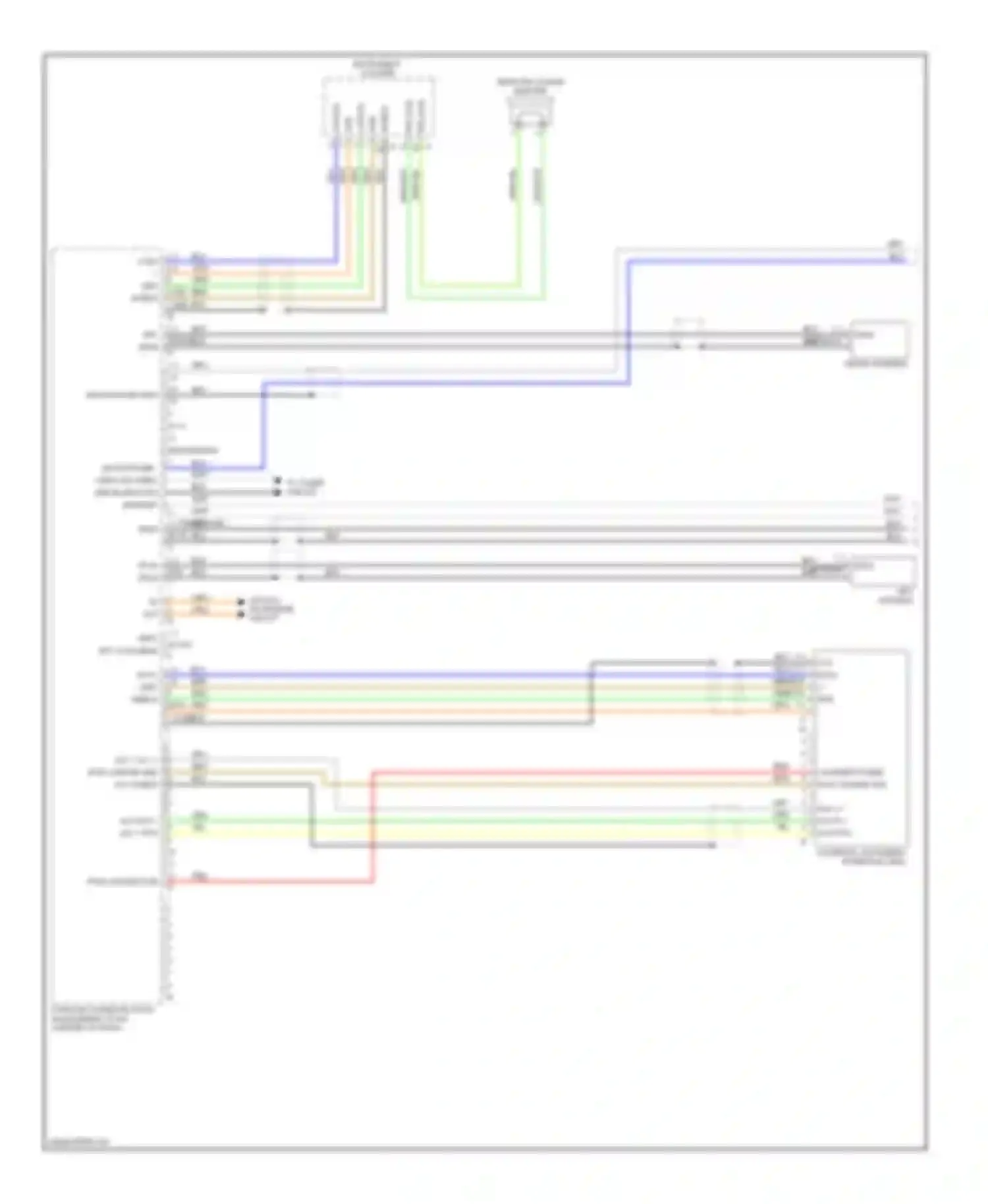 Wiring diagram blu for Porsche Cayenne II (2010-2014) (46 of 78)