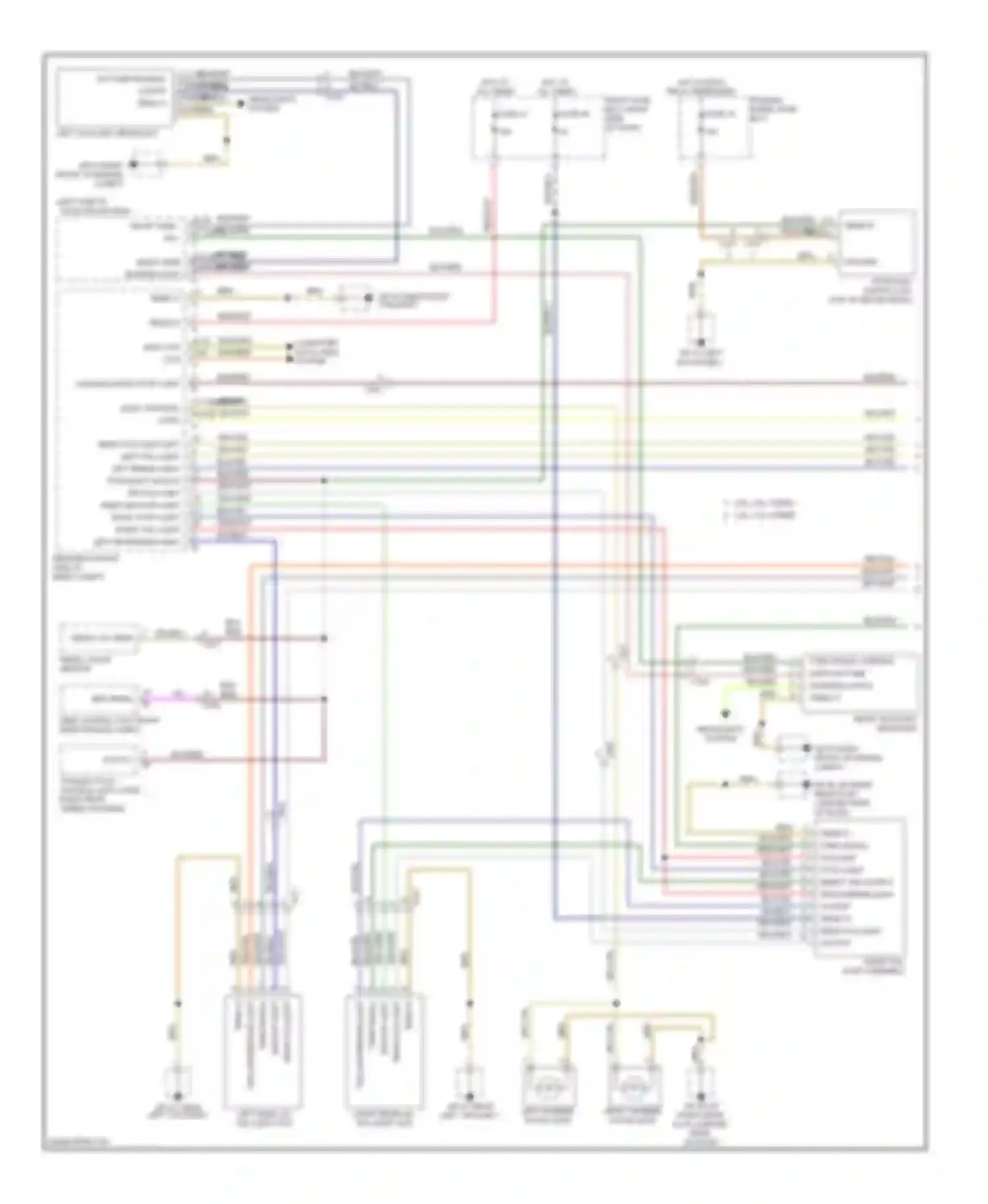 Wiring diagram blu/blk for Porsche Cayenne II (2010-2014) (23 of 31)