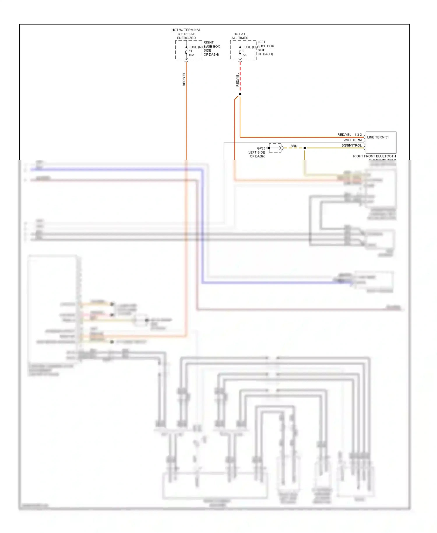 Wiring diagram computer data lines system for Porsche Cayenne II (2010-2014) (33 of 60)