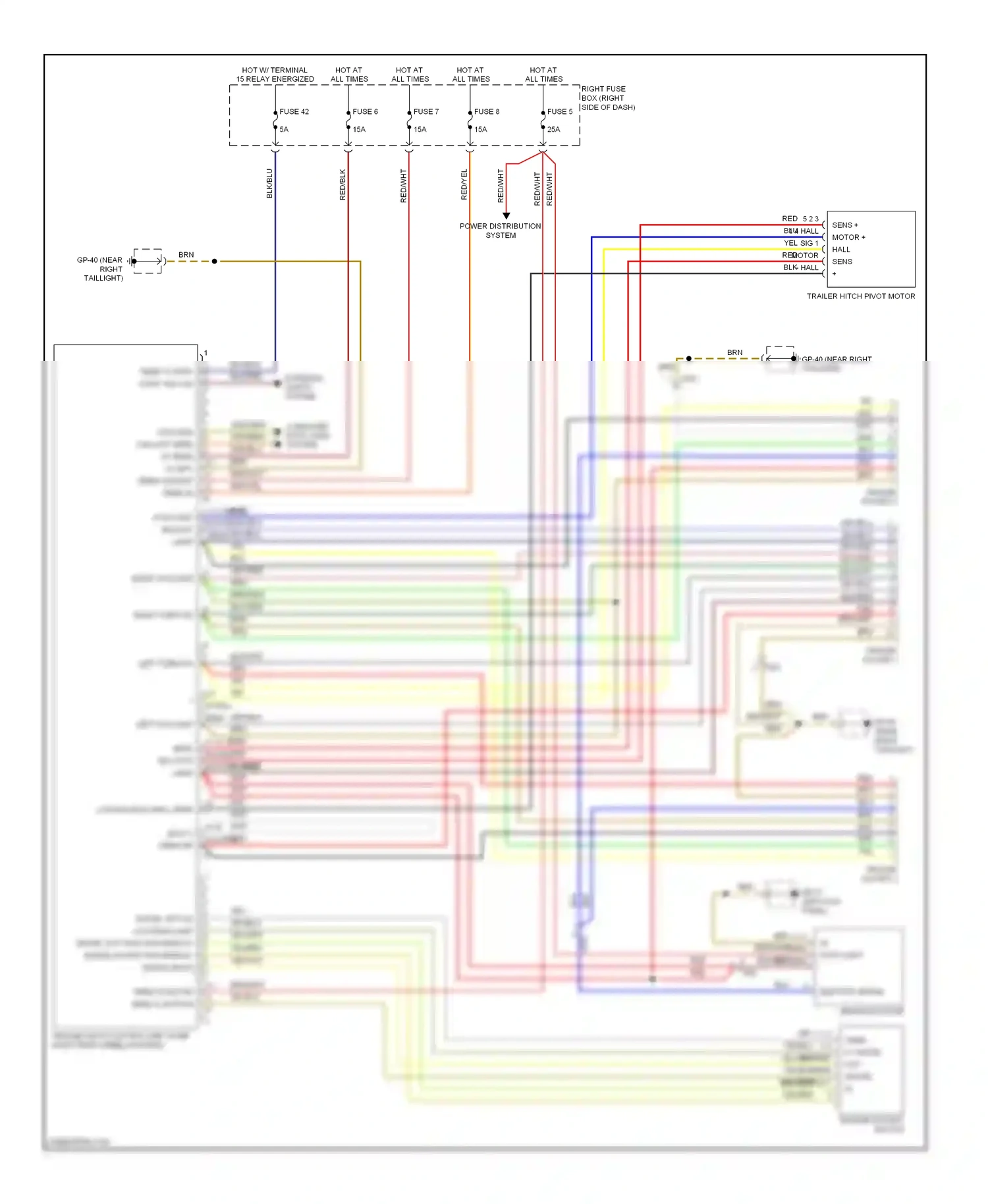 Wiring diagram computer data lines system for Porsche Cayenne II (2010-2014) (30 of 60)