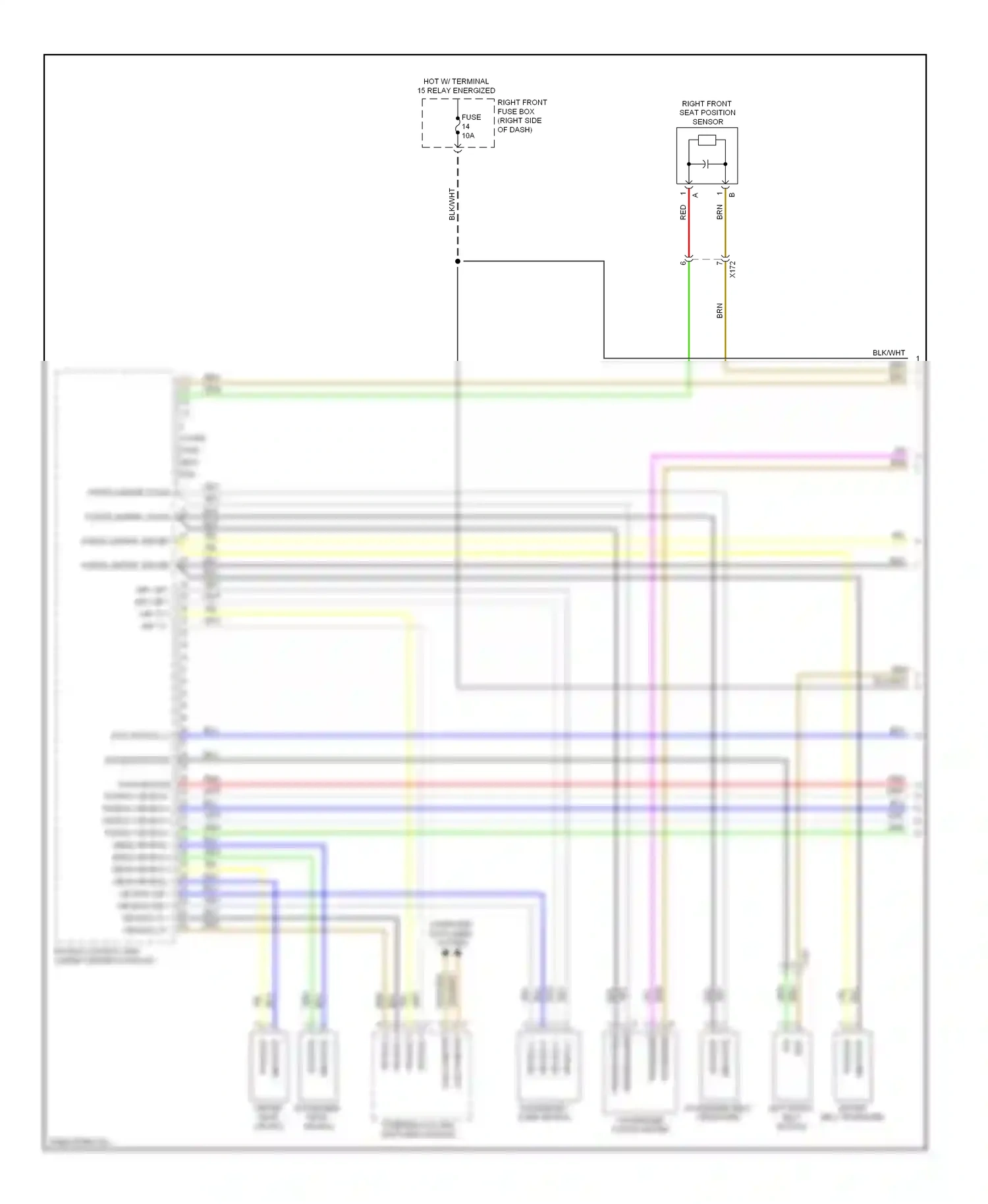 Wiring diagram computer data lines system for Porsche Cayenne II (2010-2014) (57 of 60)
