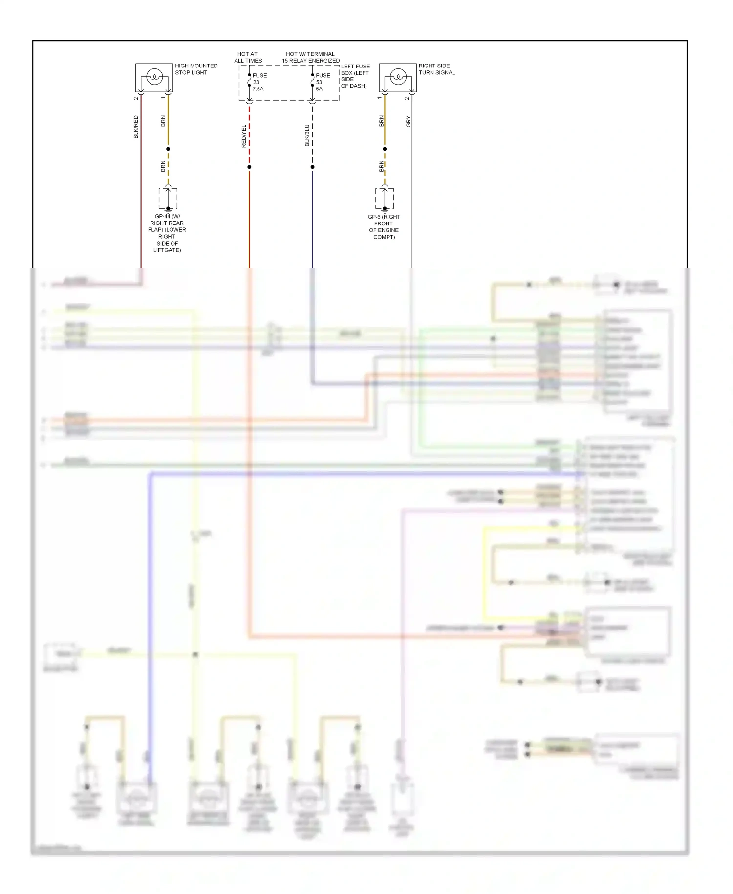 Wiring diagram computer data lines system for Porsche Cayenne II (2010-2014) (13 of 60)