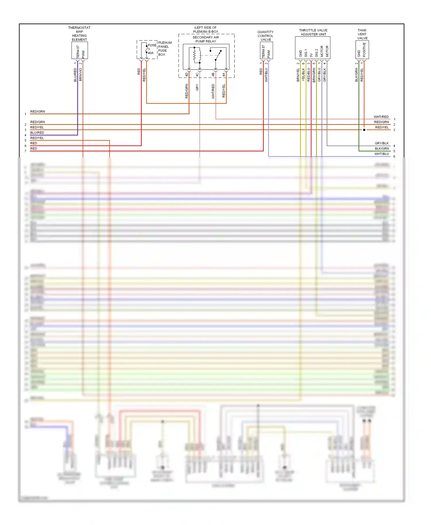 Wiring diagram computer data lines system for Porsche Cayenne II (2010-2014) (18 of 60)