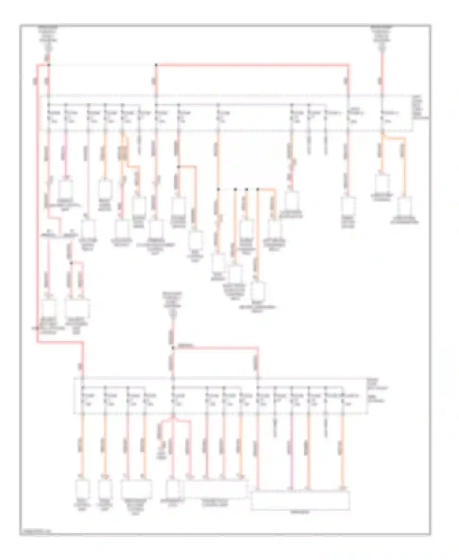 Wiring diagram front wiper motor for Porsche Cayenne II (2010-2014) (3 of 4)