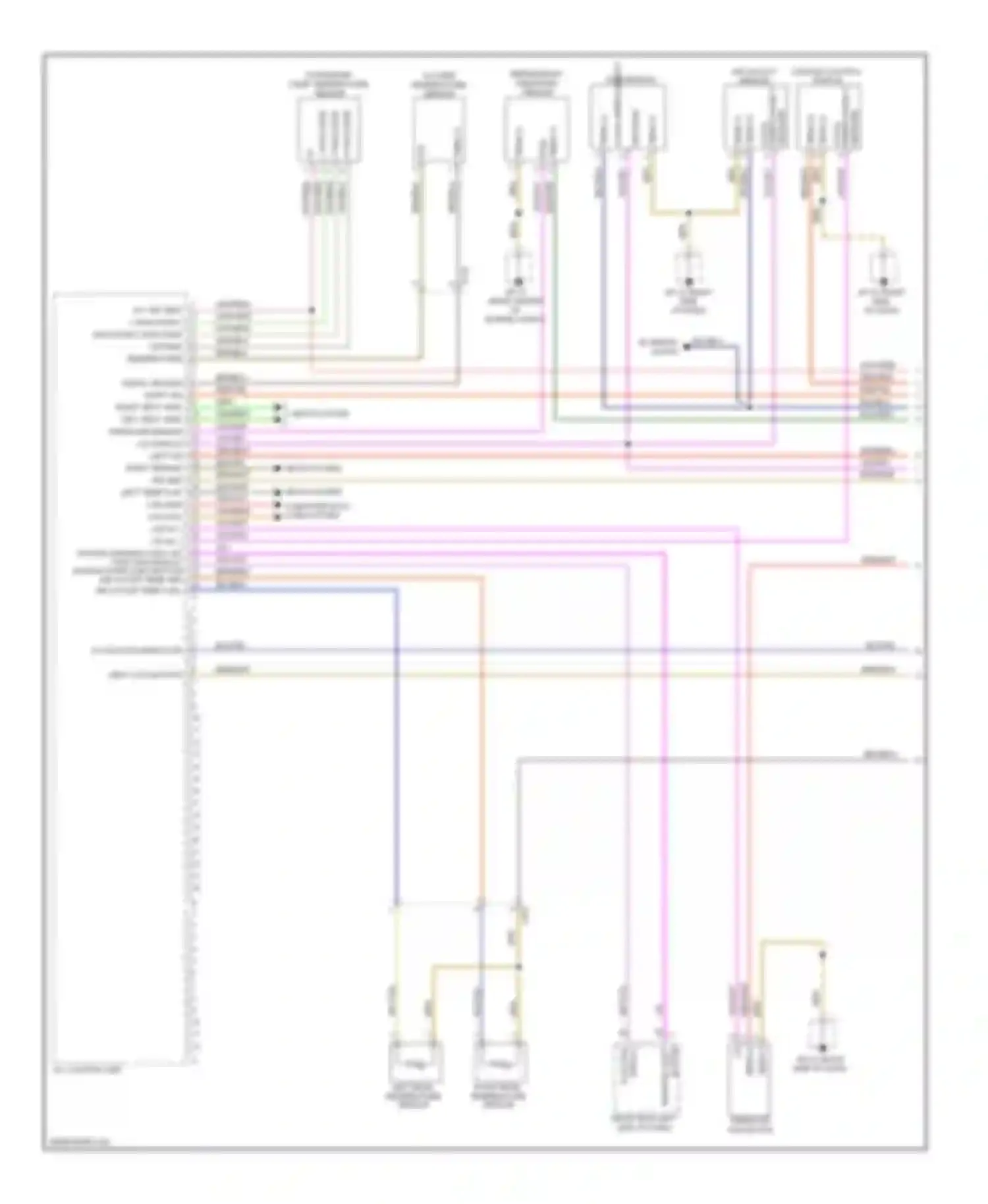 Wiring diagram function display for Porsche Cayenne II (2010-2014) (1 of 1)