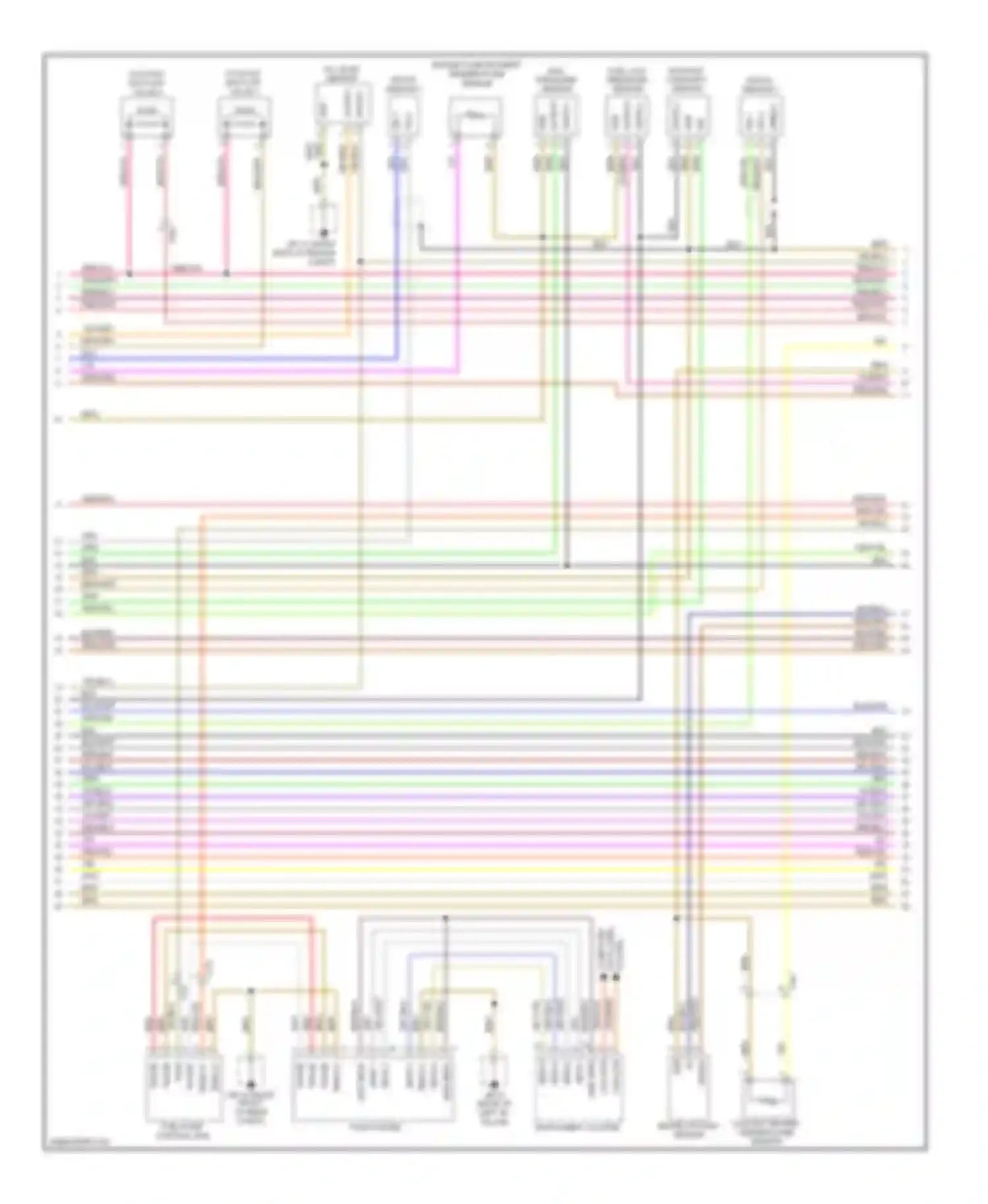 Wiring diagram grn brn/ for Porsche Cayenne II (2010-2014) (2 of 2)
