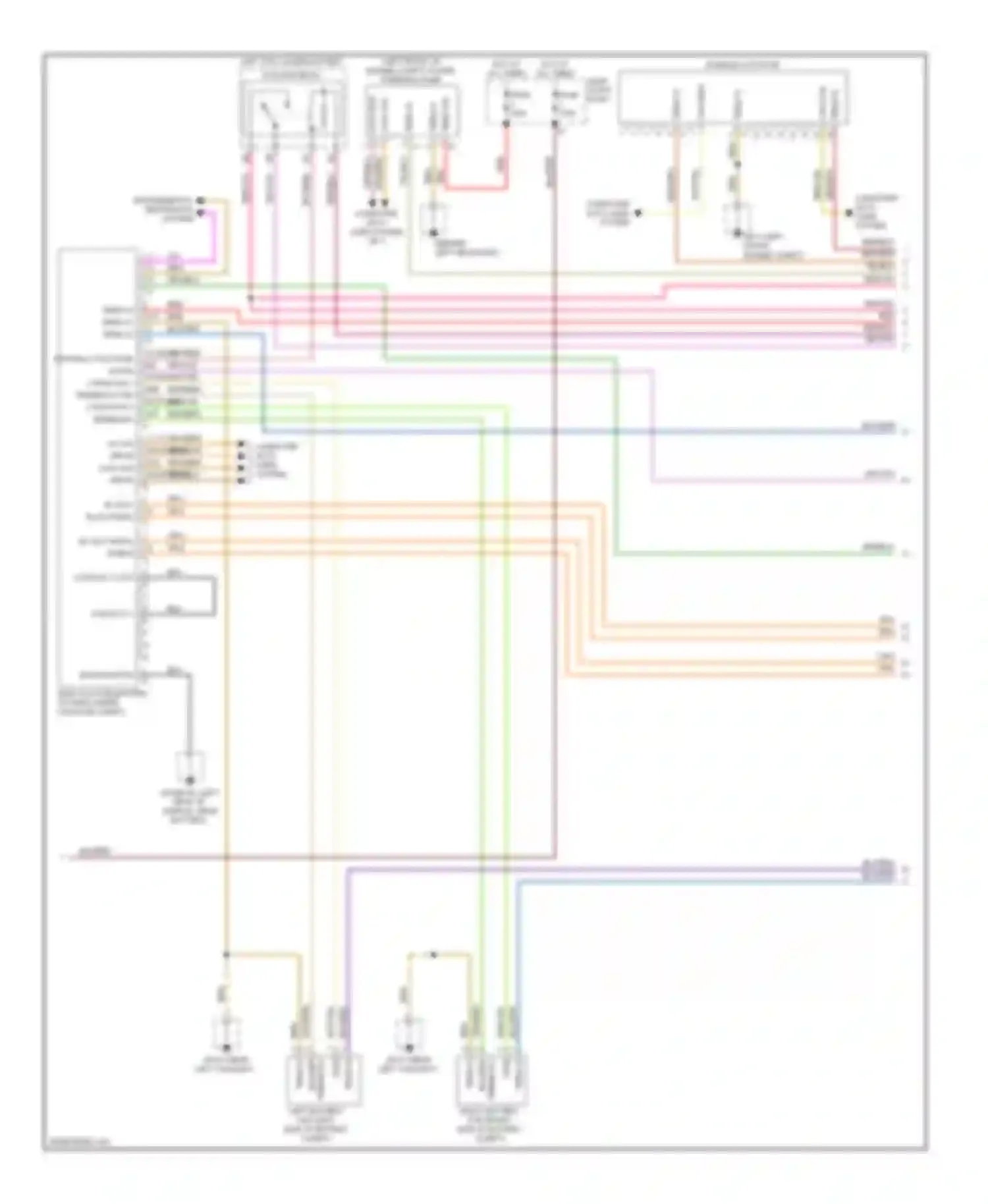 Wiring diagram grn/brn for Porsche Cayenne II (2010-2014) (9 of 13)