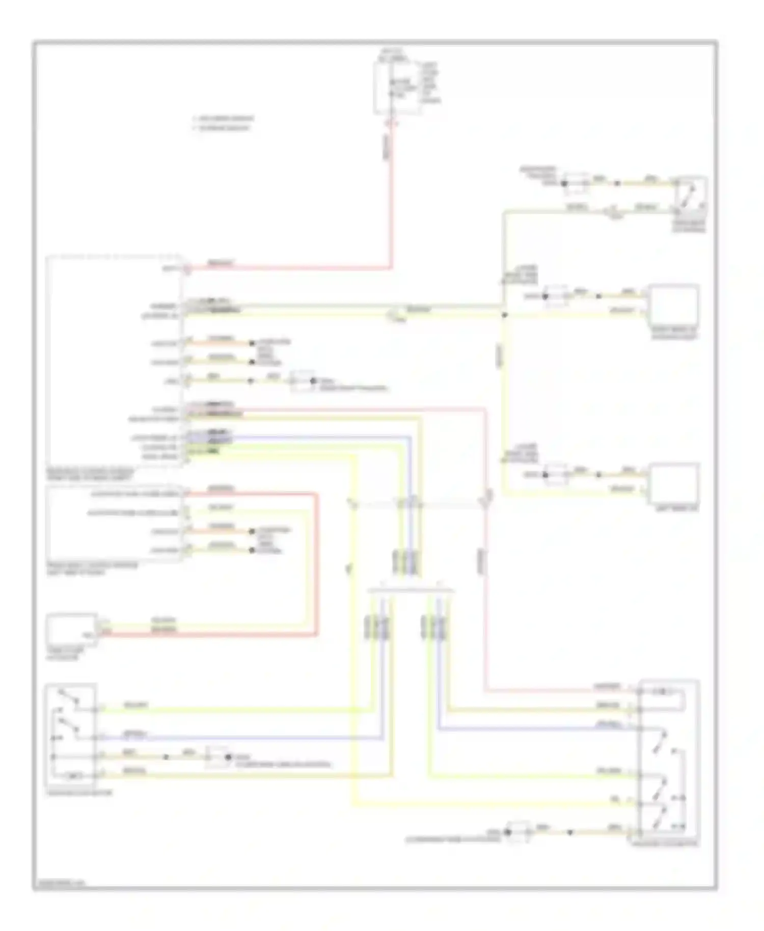 Wiring diagram gry/blu for Porsche Cayenne II (2010-2014) (16 of 19)