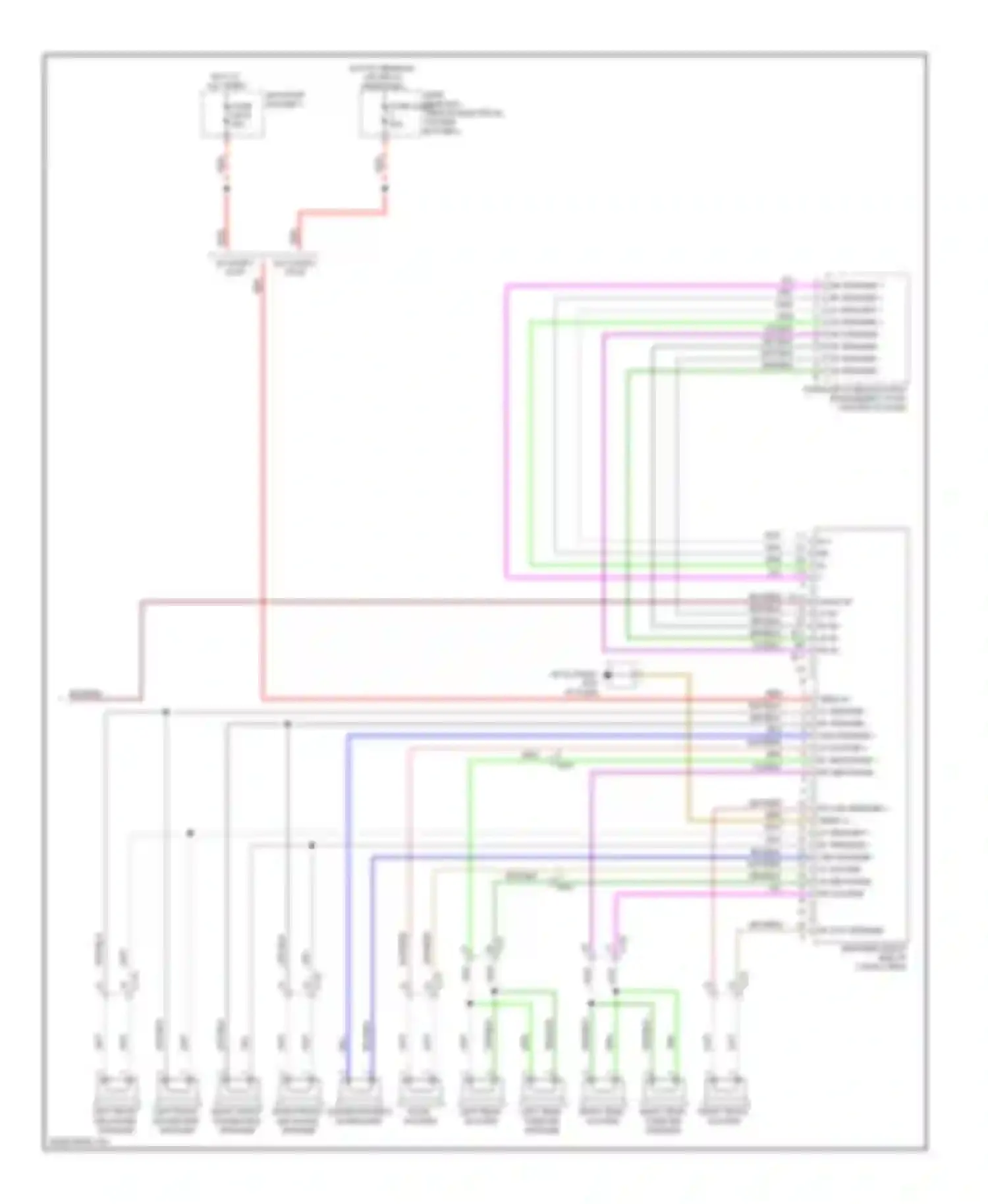 Wiring diagram hot w/ terminal for Porsche Cayenne II (2010-2014) (4 of 21)