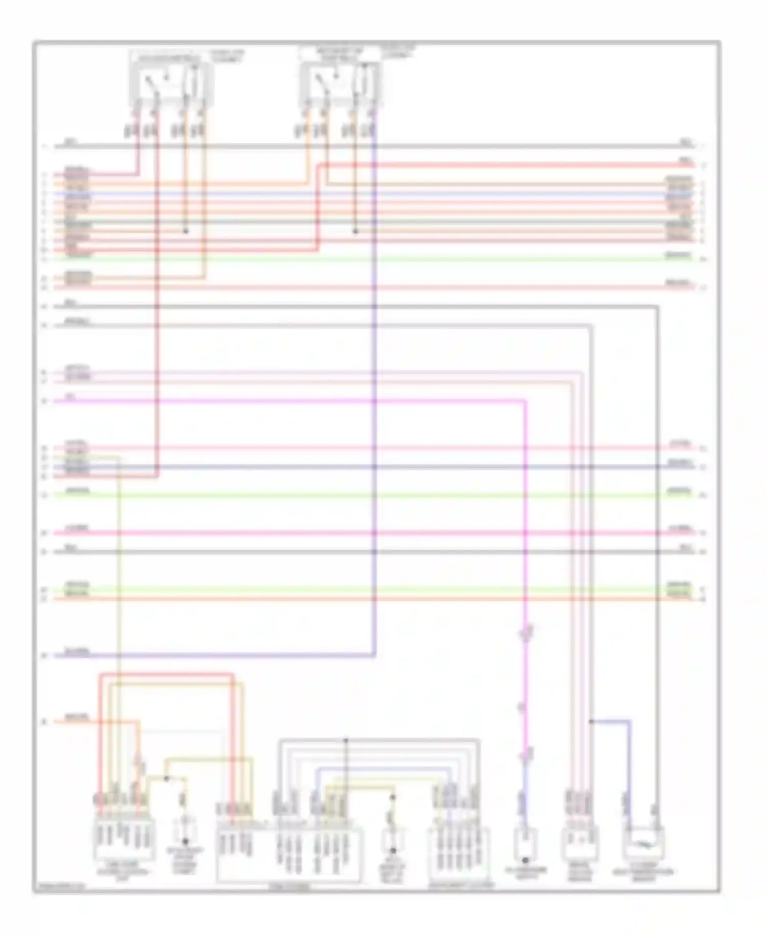 Wiring diagram level sens 1 for Porsche Cayenne II (2010-2014) (1 of 1)